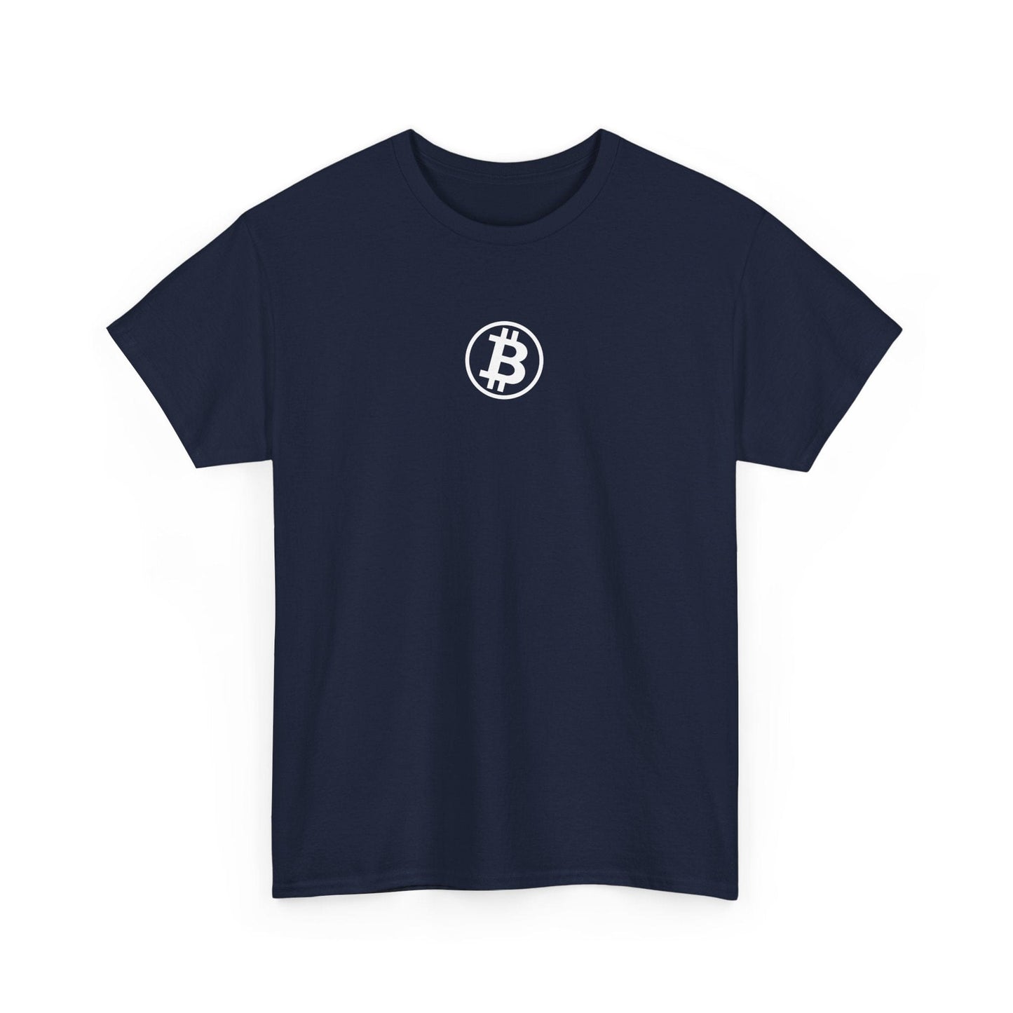 Simple White Logo Bitcoin T-Shirt