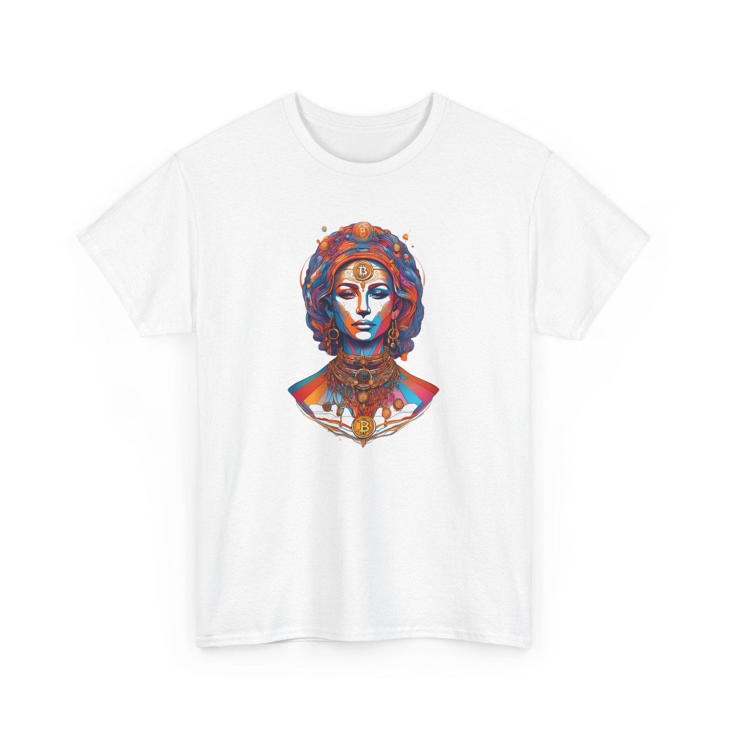 Artistic Woman Bitcoin T-Shirt