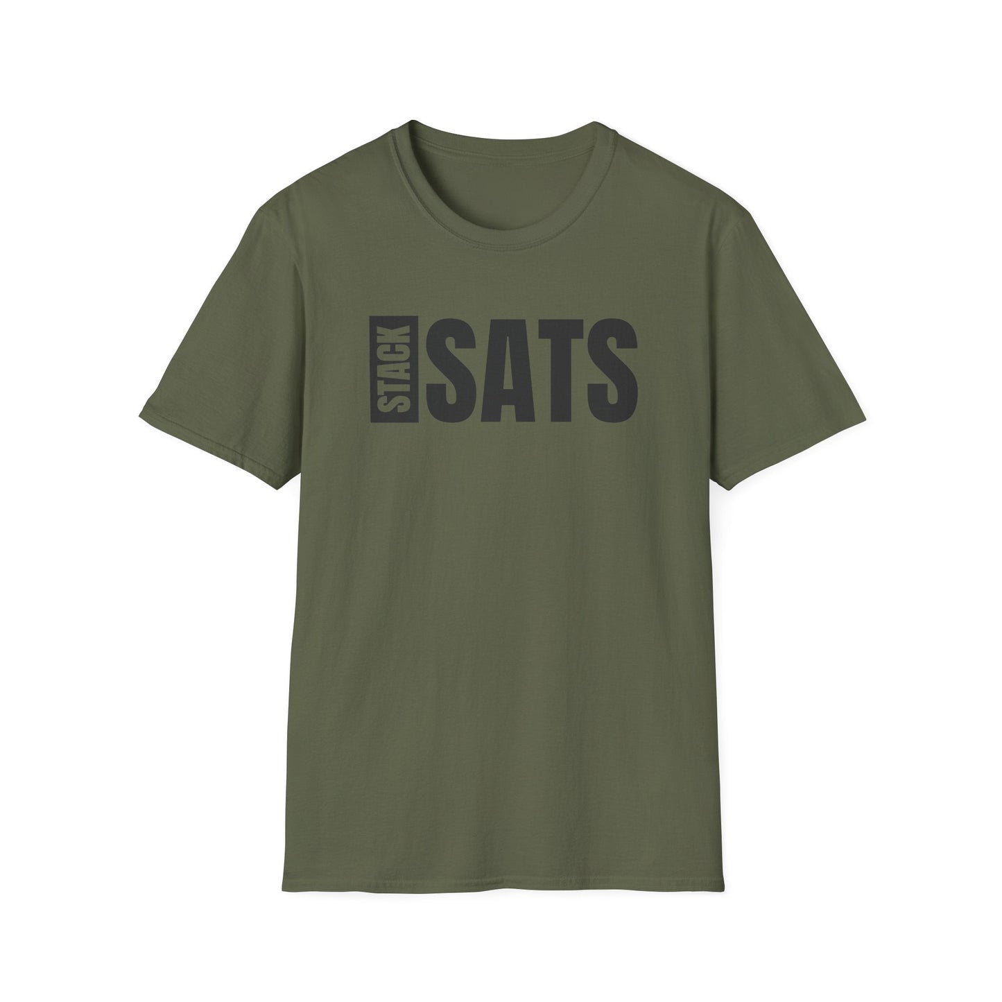 Softstyle Stack Sats Bitcoin T-Shirt