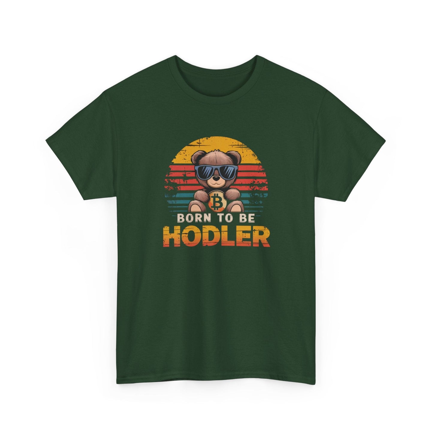 Born To Be HODLER Bear Bitcoin T-Shirt