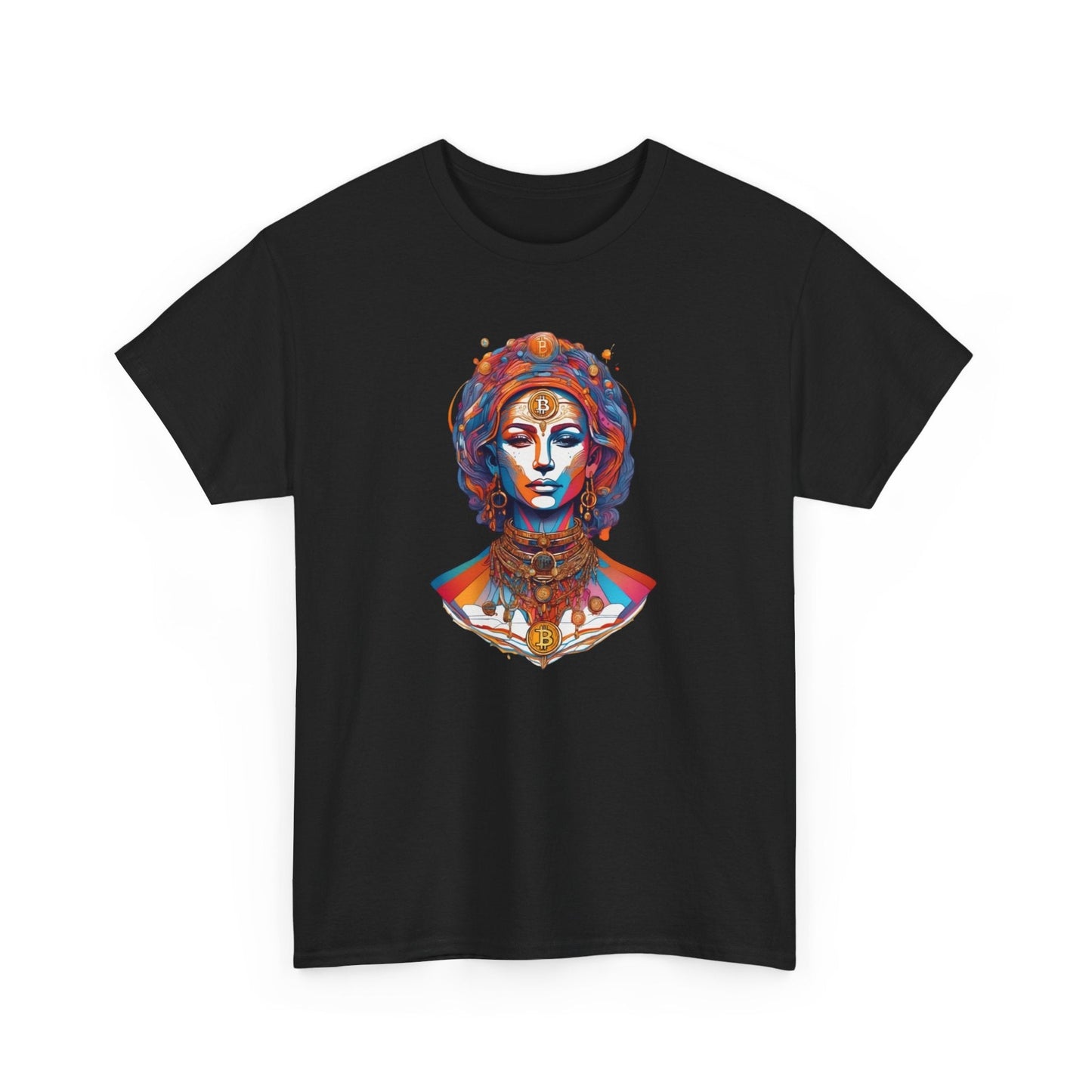 Artistic Woman Bitcoin T-Shirt