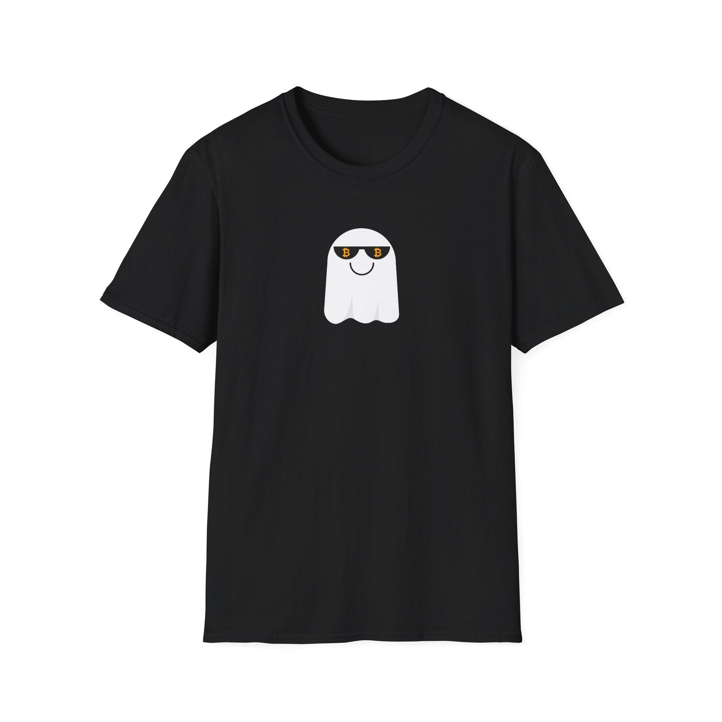 Softstyle Halloween Ghost Bitcoin T-Shirt