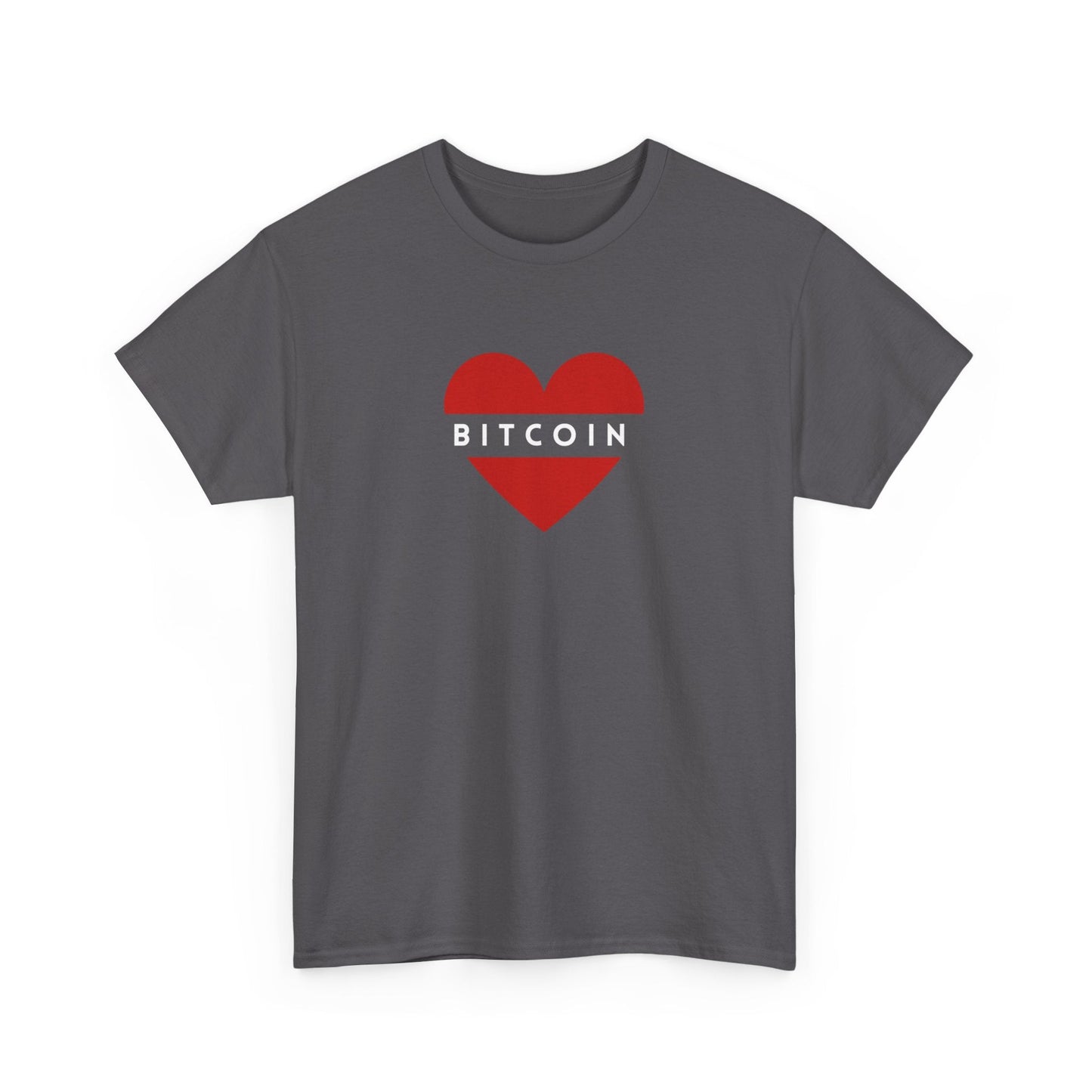 Red Heart Bitcoin T-Shirt