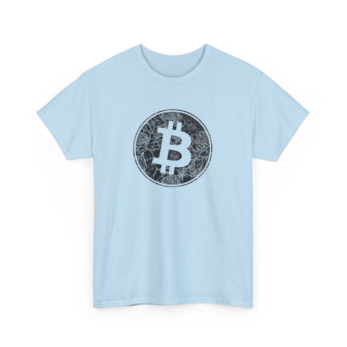 Flower Pattern Bitcoin T-Shirt