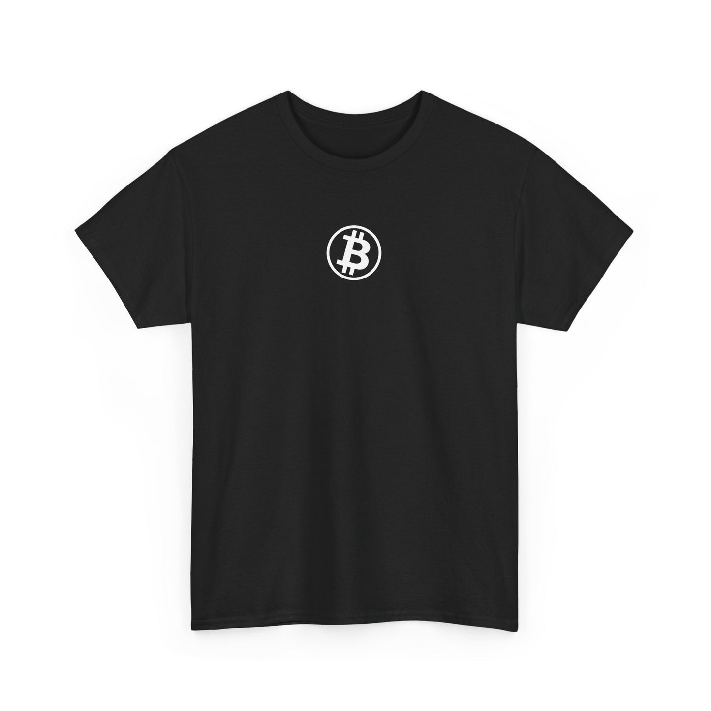 Simple White Logo Bitcoin T-Shirt