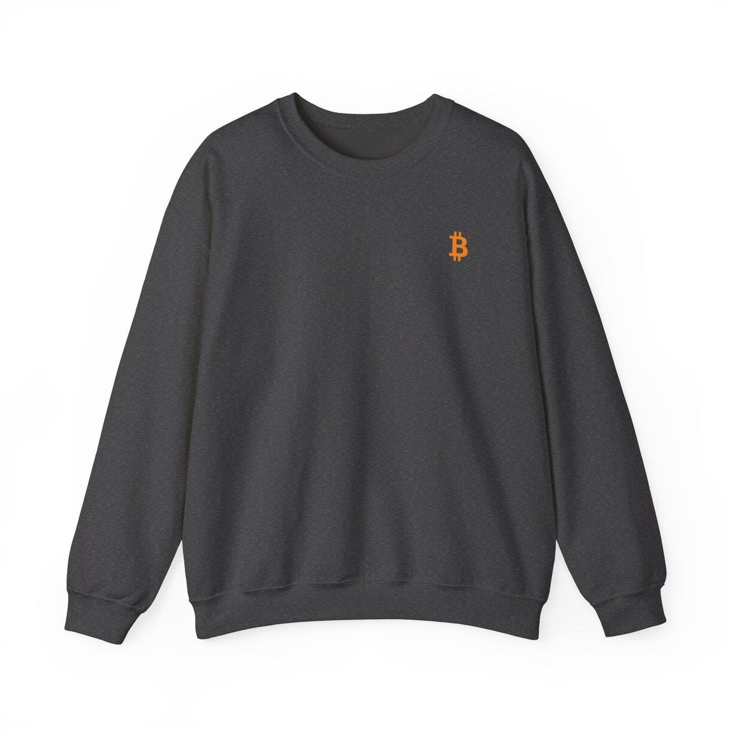 New Minimal Orange Logo Bitcoin Sweatshirt