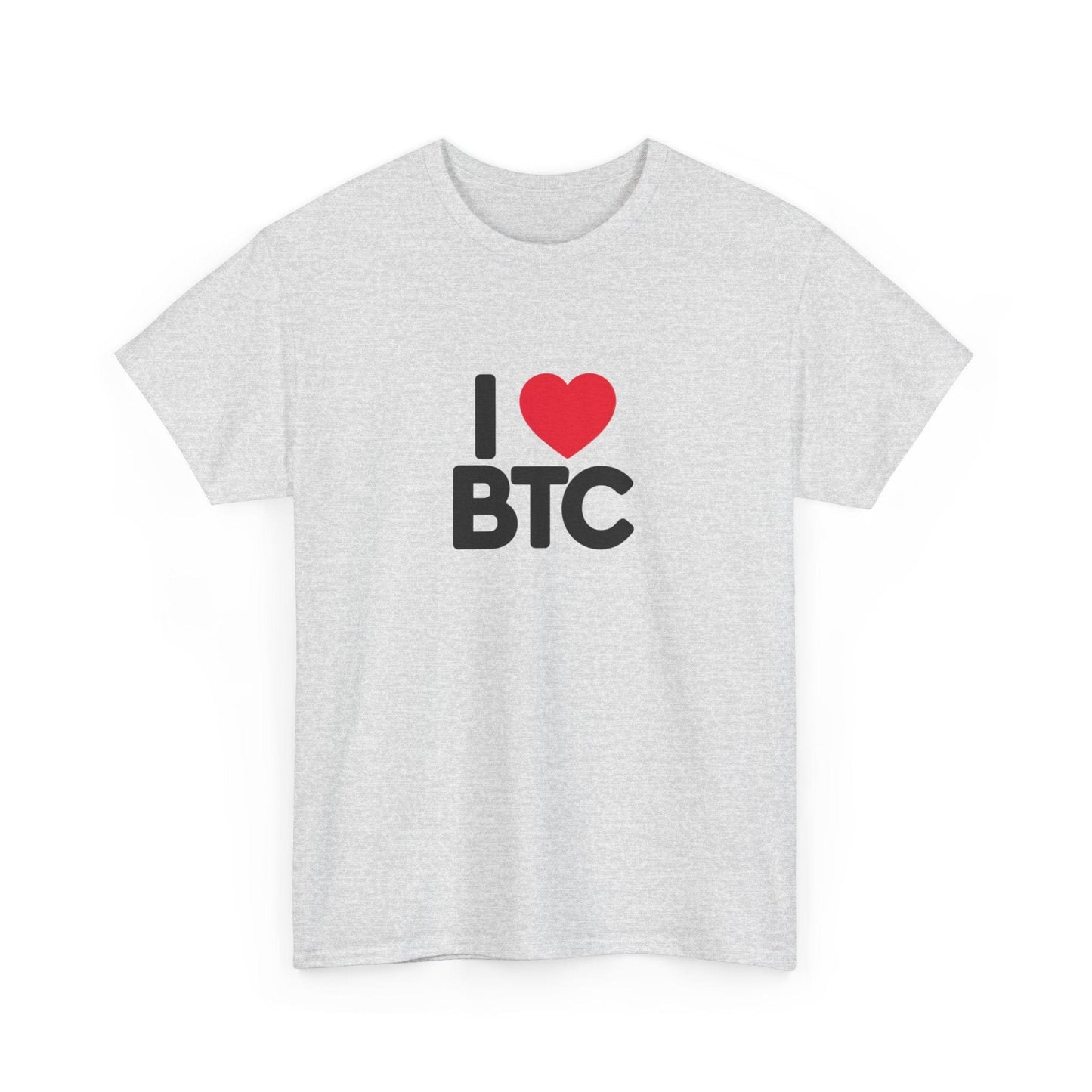 I Love BTC Bitcoin T-Shirt