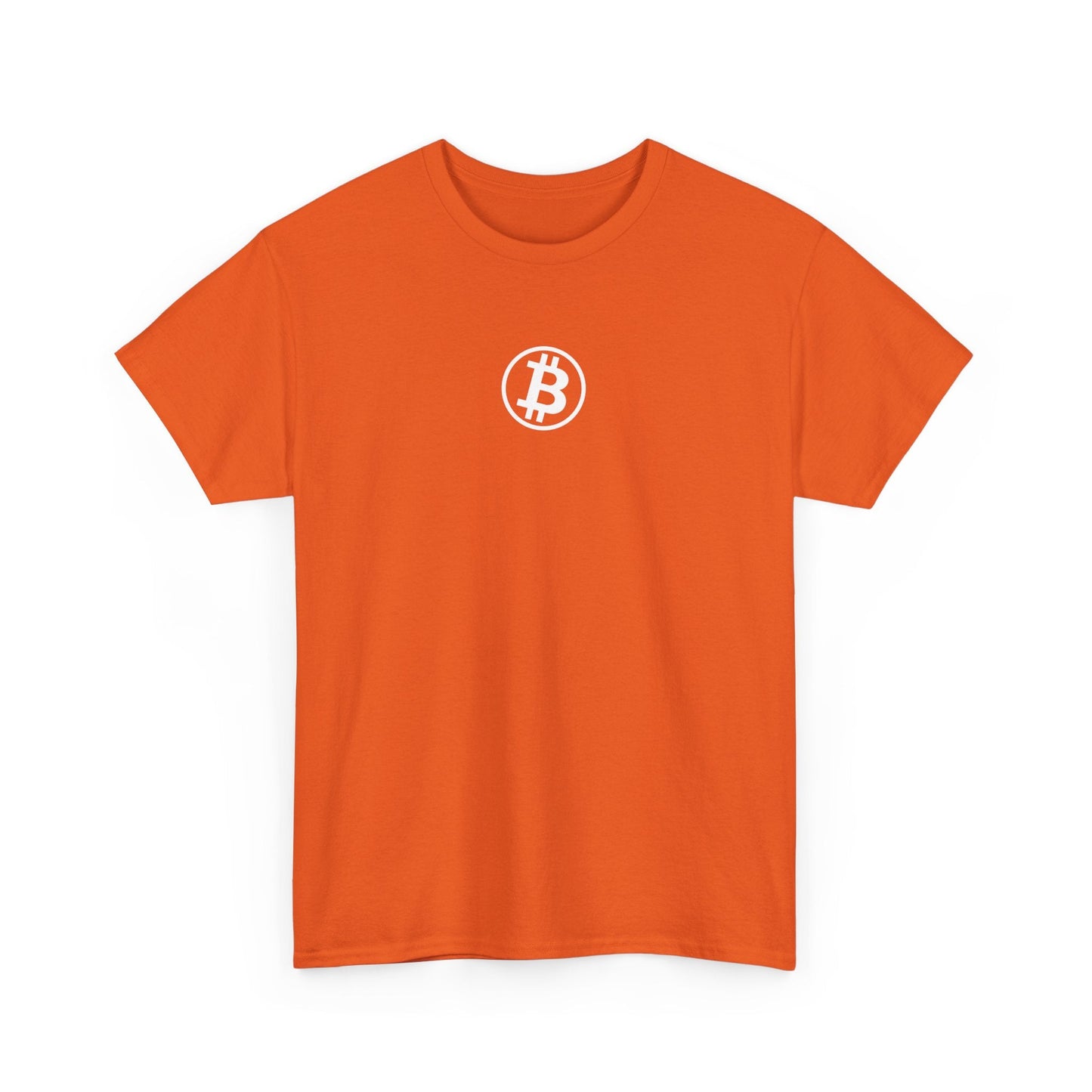 Simple White Logo Bitcoin T-Shirt