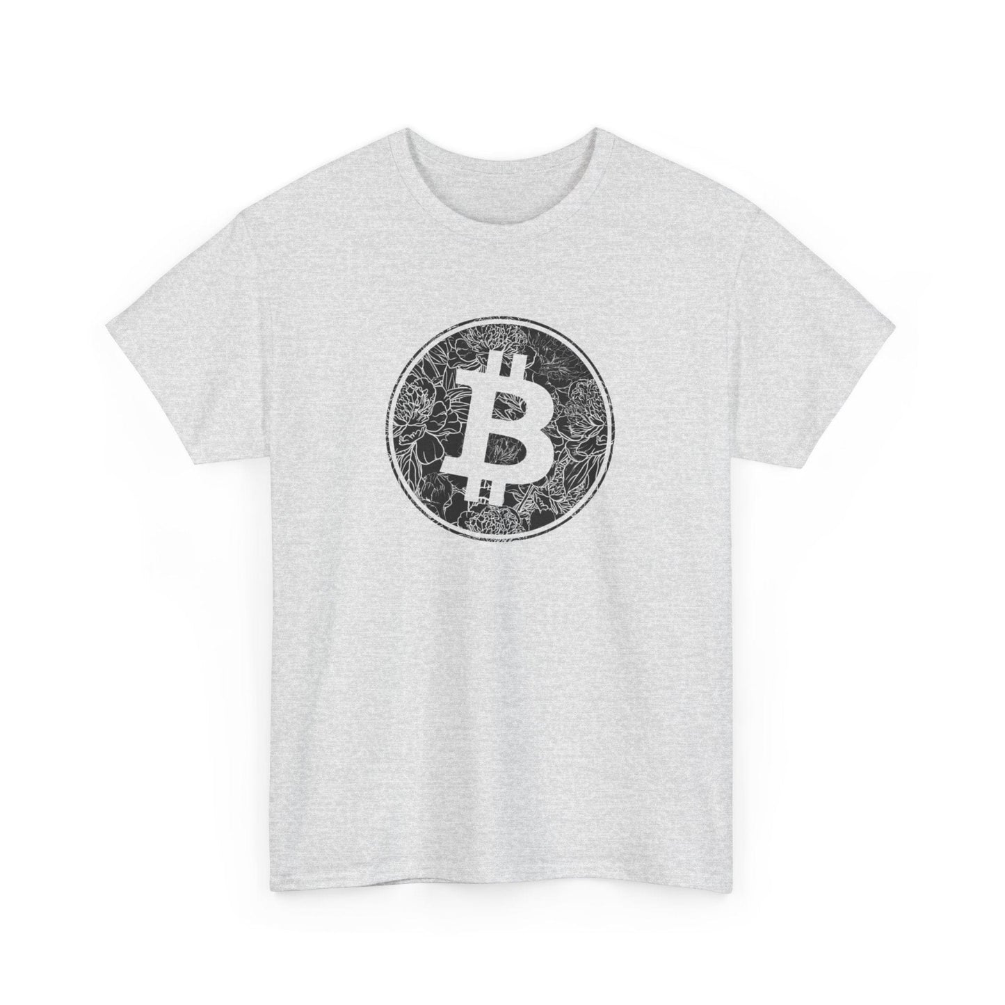 Flower Pattern Bitcoin T-Shirt