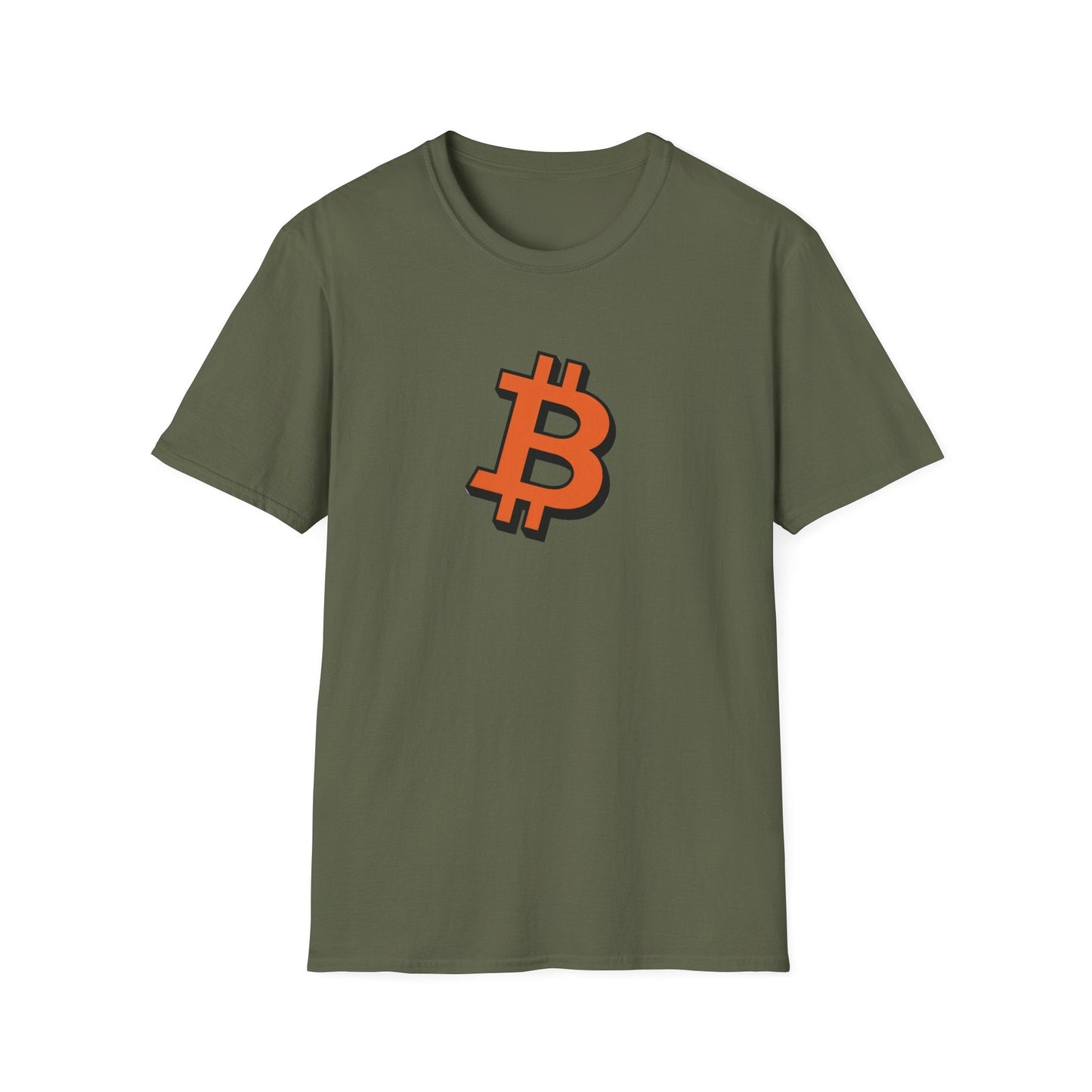 Softstyle Large Logo Bitcoin T-Shirt