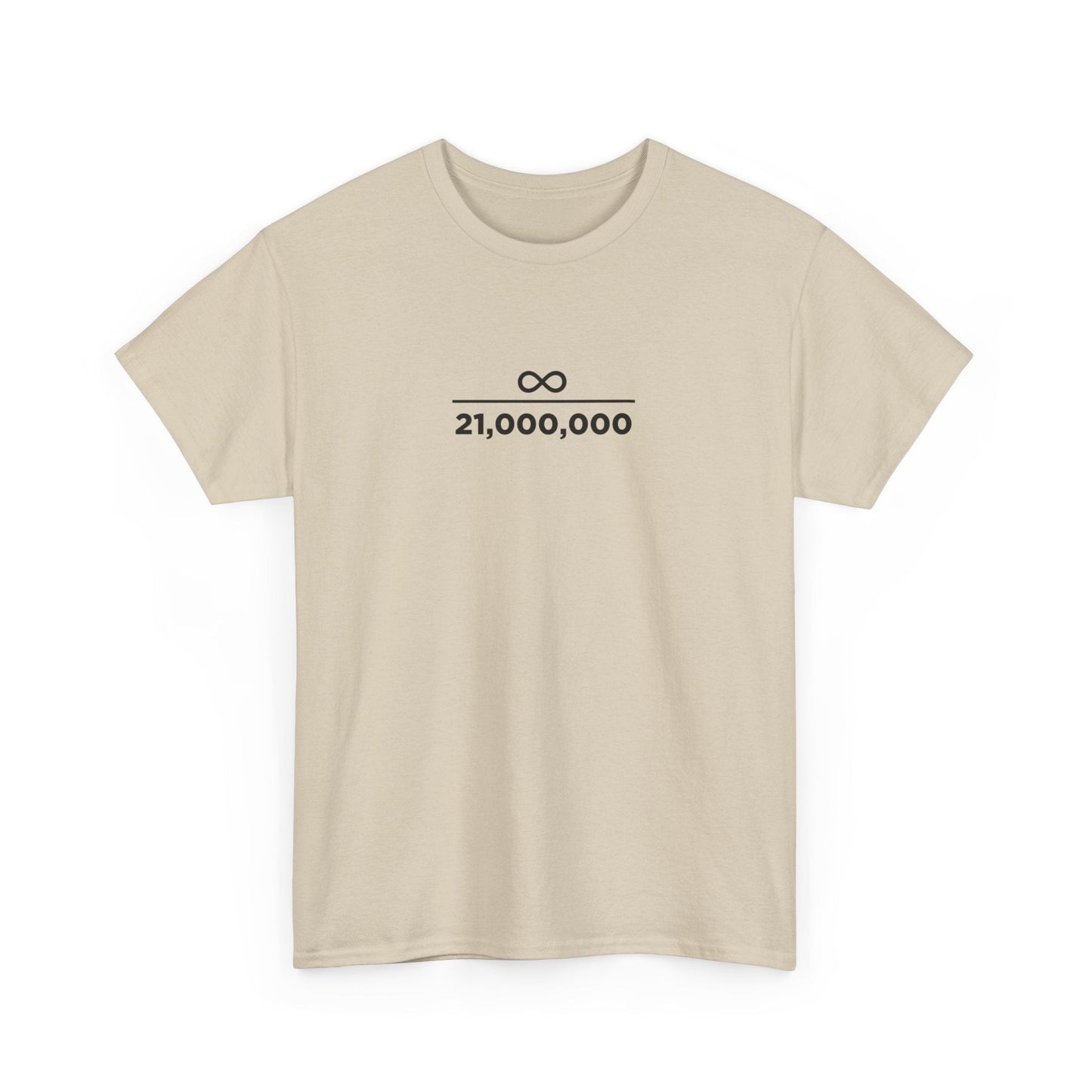 Infinity Divided By 21 Million Bitcoin T-Shirt