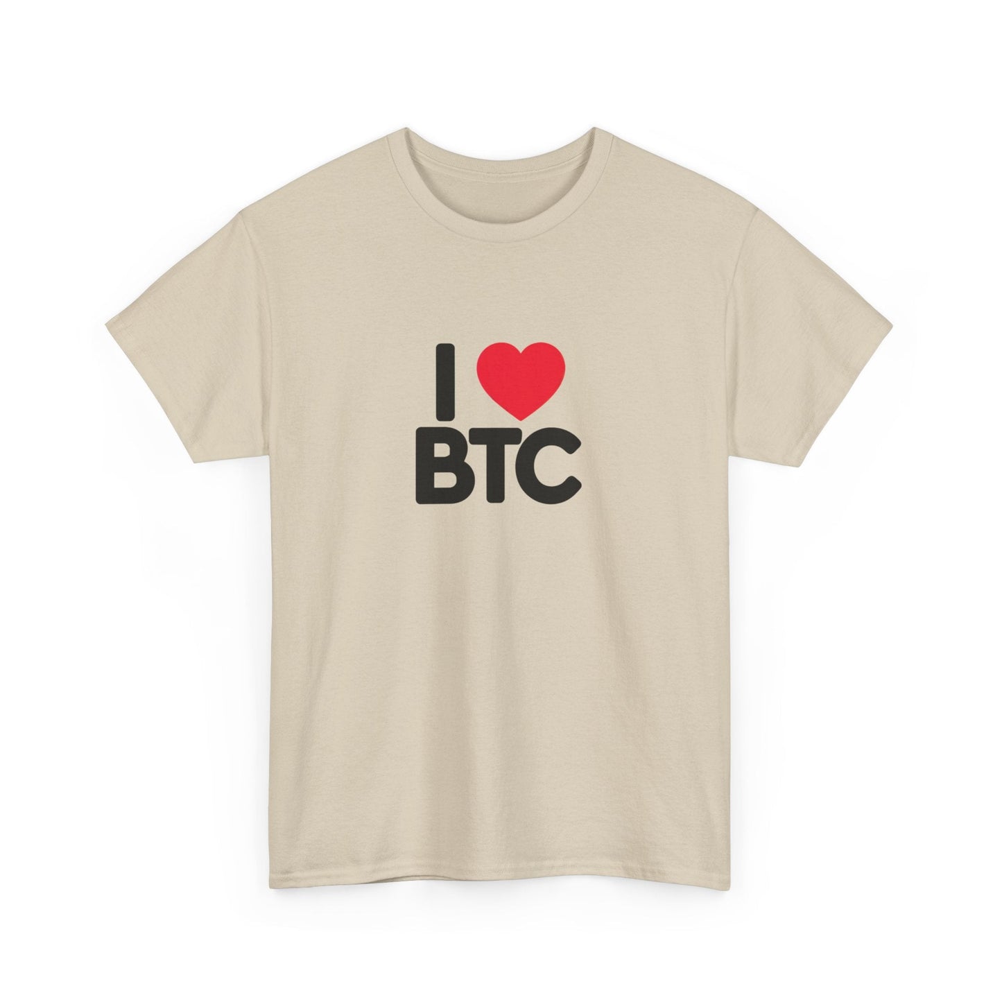 I Love BTC Bitcoin T-Shirt