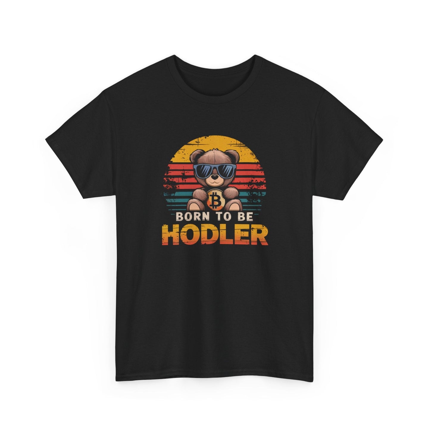 Born To Be HODLER Bear Bitcoin T-Shirt