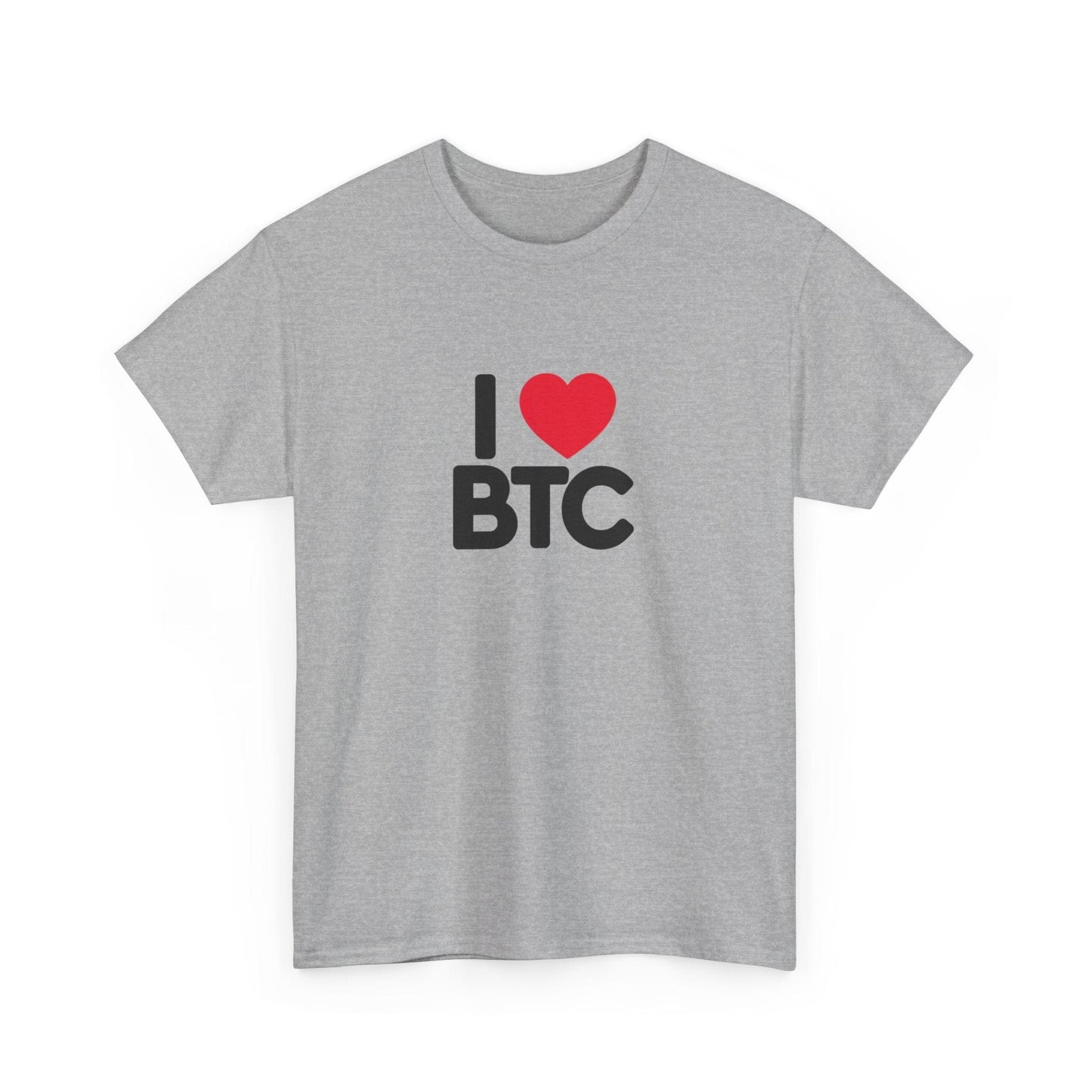 I Love BTC Bitcoin T-Shirt