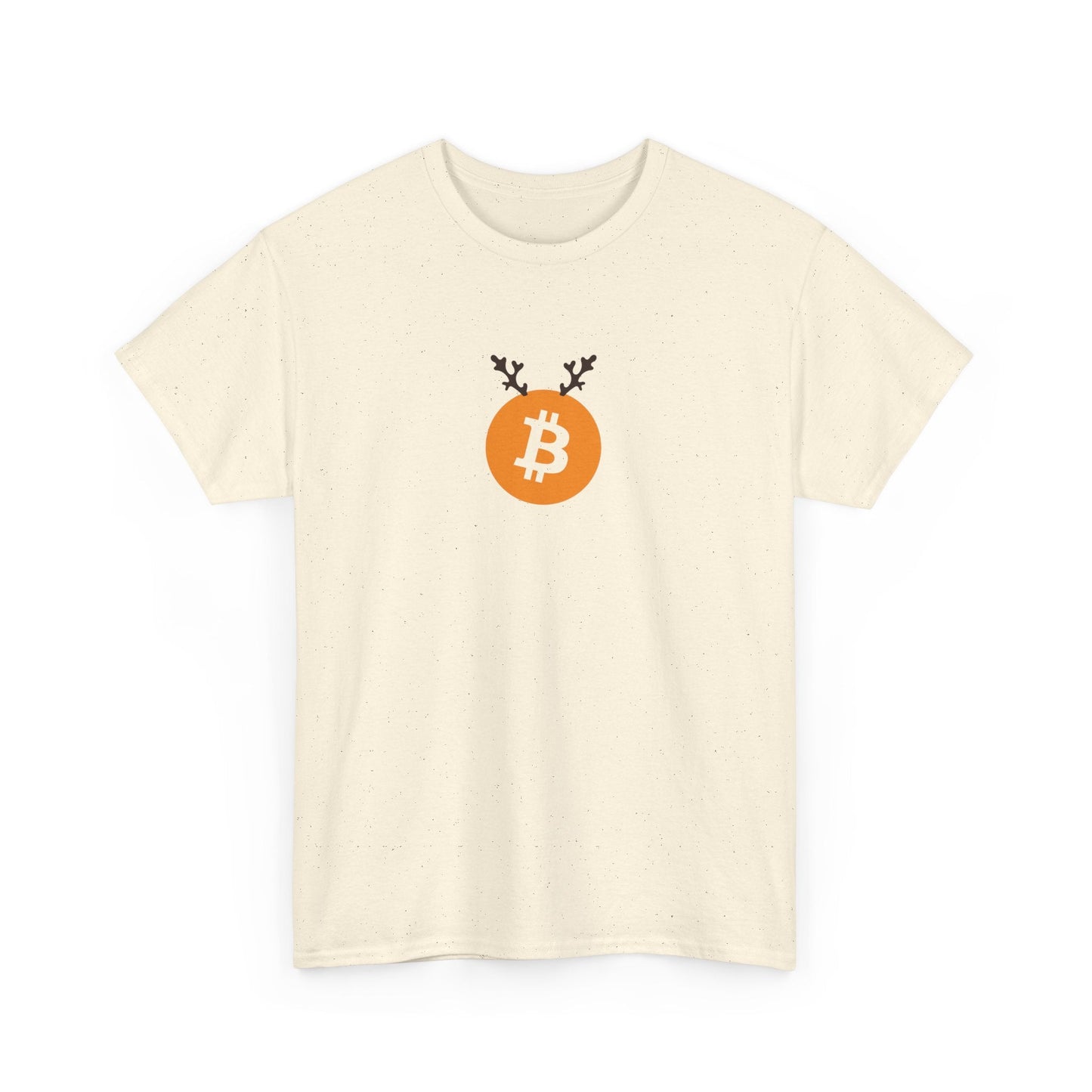 Christmas Reindeer Antlers Bitcoin T-Shirt
