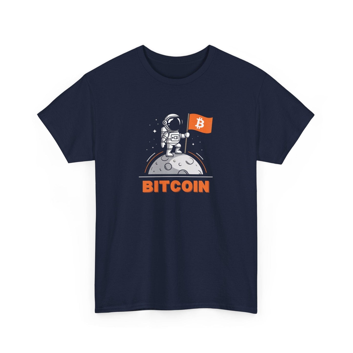 Astronaut With Flag Bitcoin T-Shirt