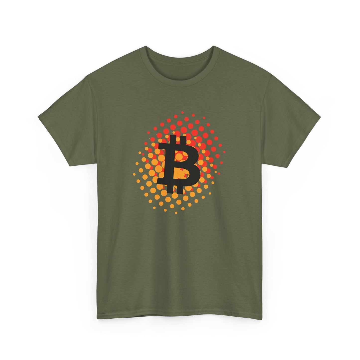 Orange Bubbles Bitcoin T-Shirt