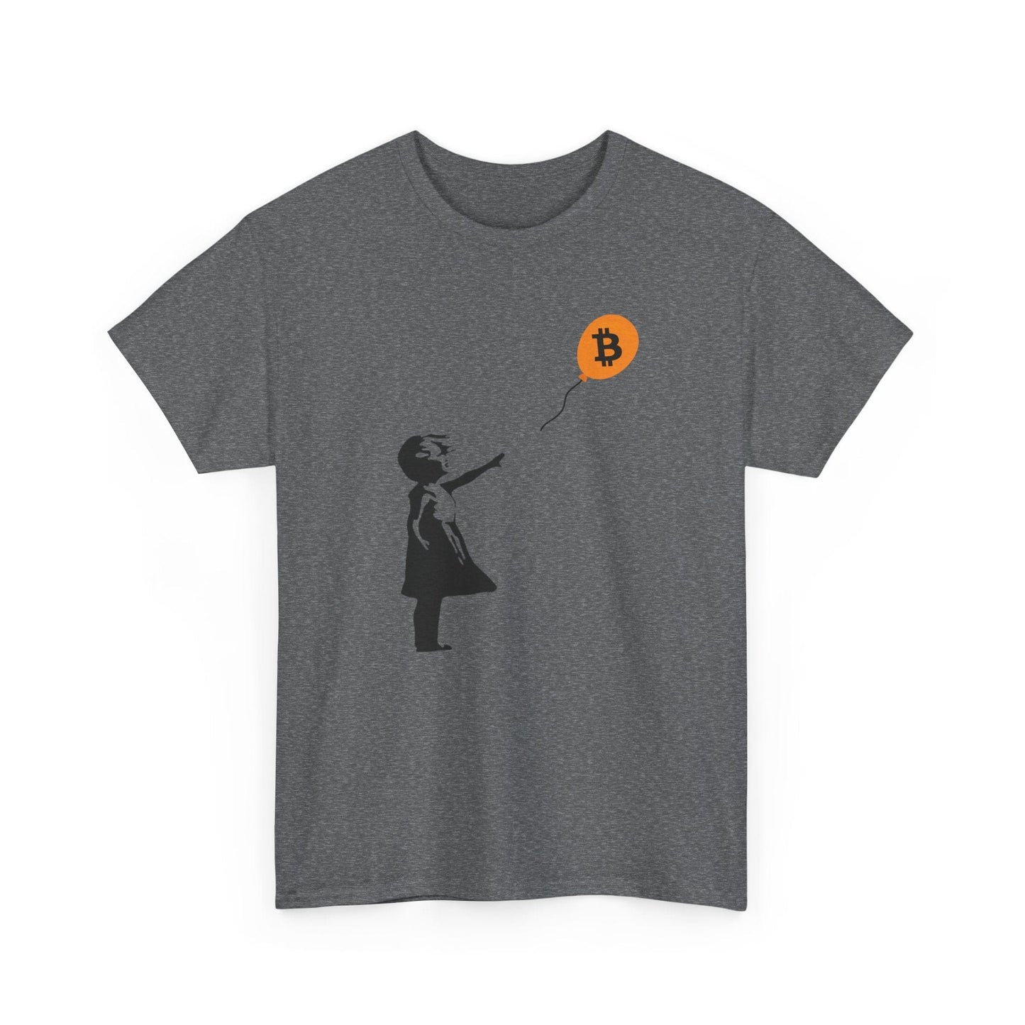 Banksy Girl With Balloon Bitcoin T-Shirt