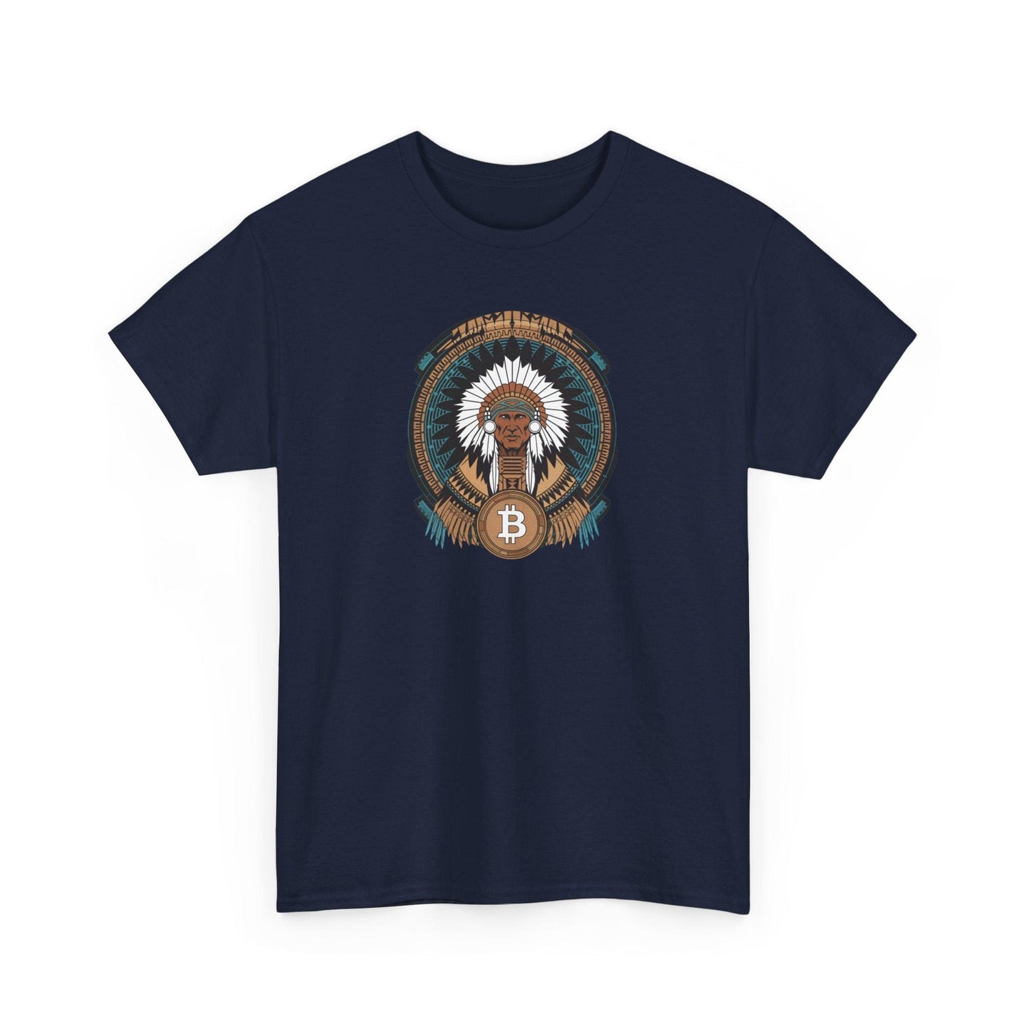 Native American chief Bitcoin T-Shirt