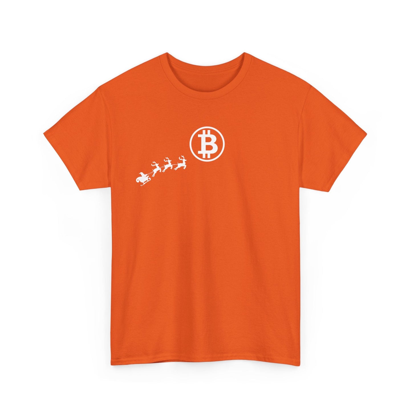 Christmas Reindeer To Bitcoin T-Shirt