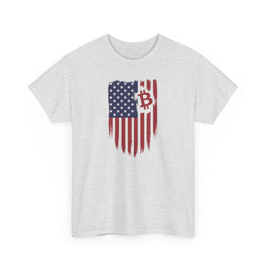 American Flag Bitcoin T-Shirt