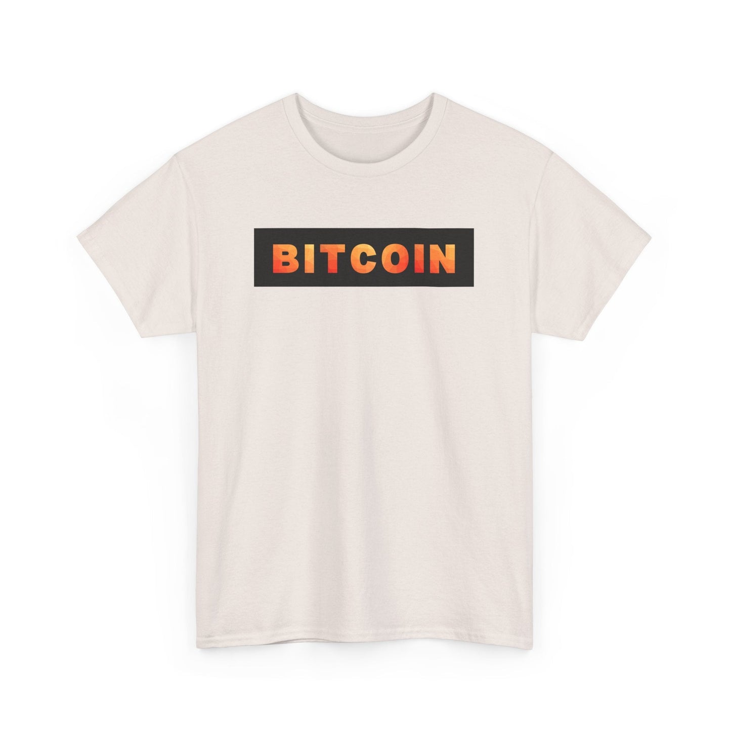 Orange Text Bitcoin T-Shirt