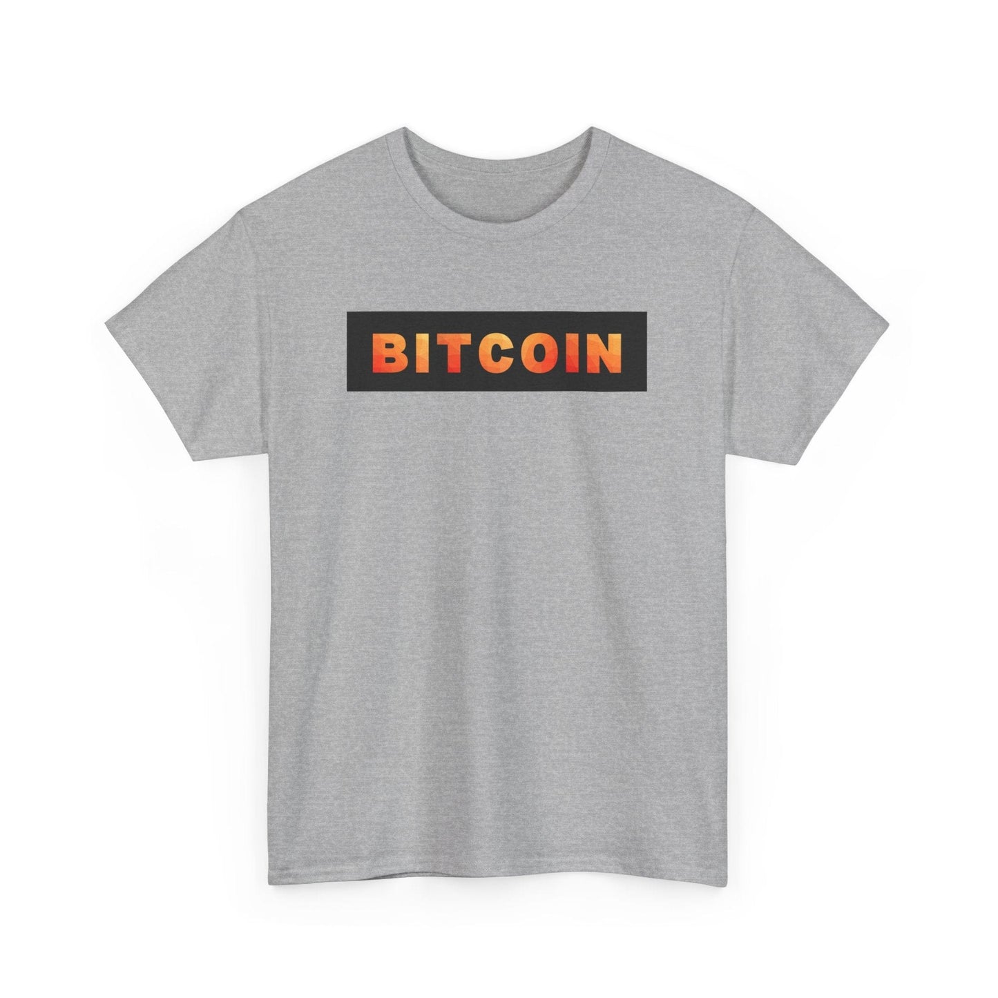 Orange Text Bitcoin T-Shirt