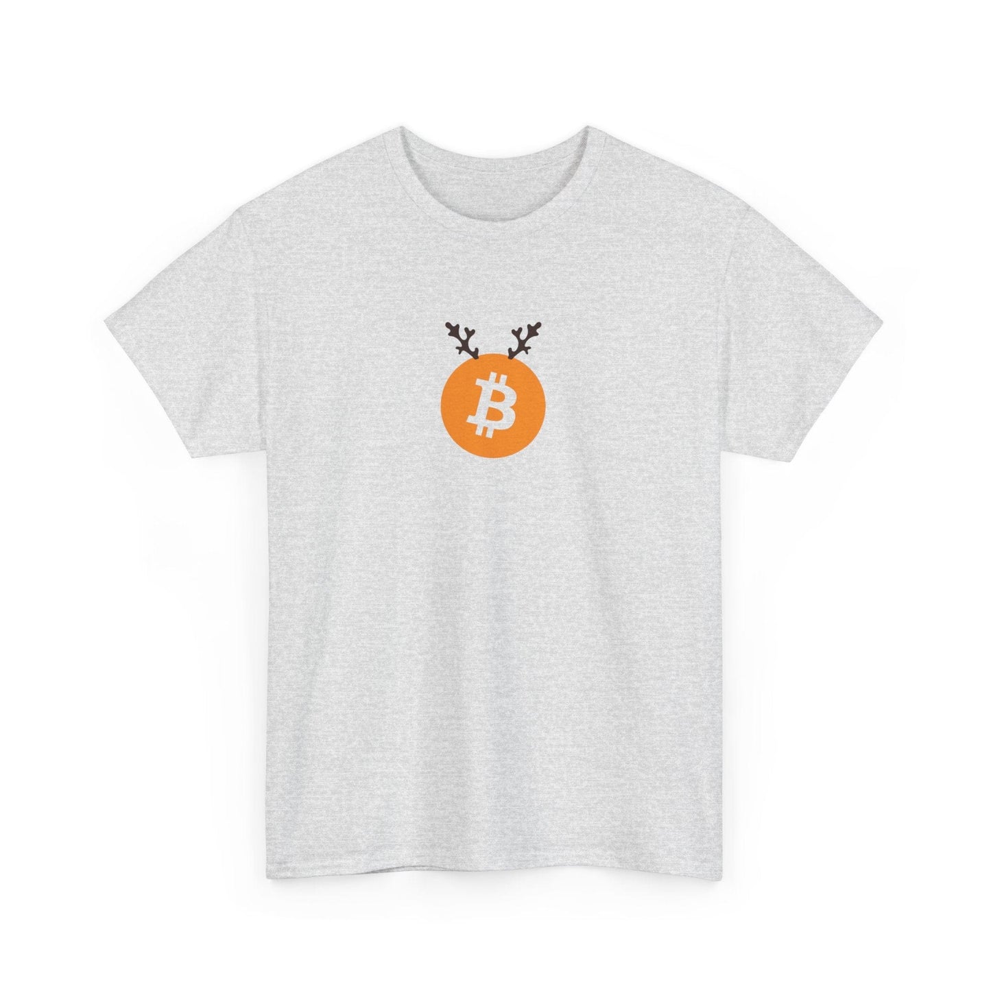 Christmas Reindeer Antlers Bitcoin T-Shirt