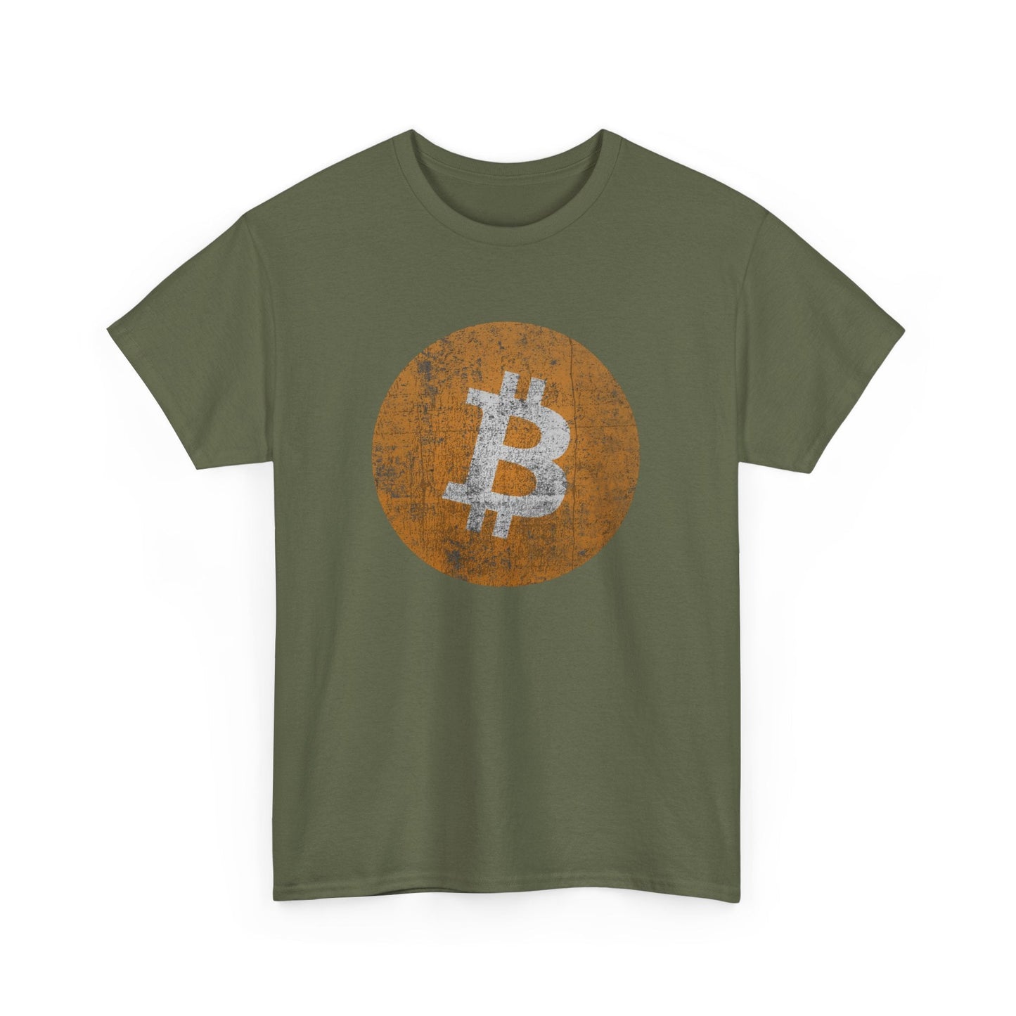 Vintage Distressed Bitcoin Logo T-Shirt