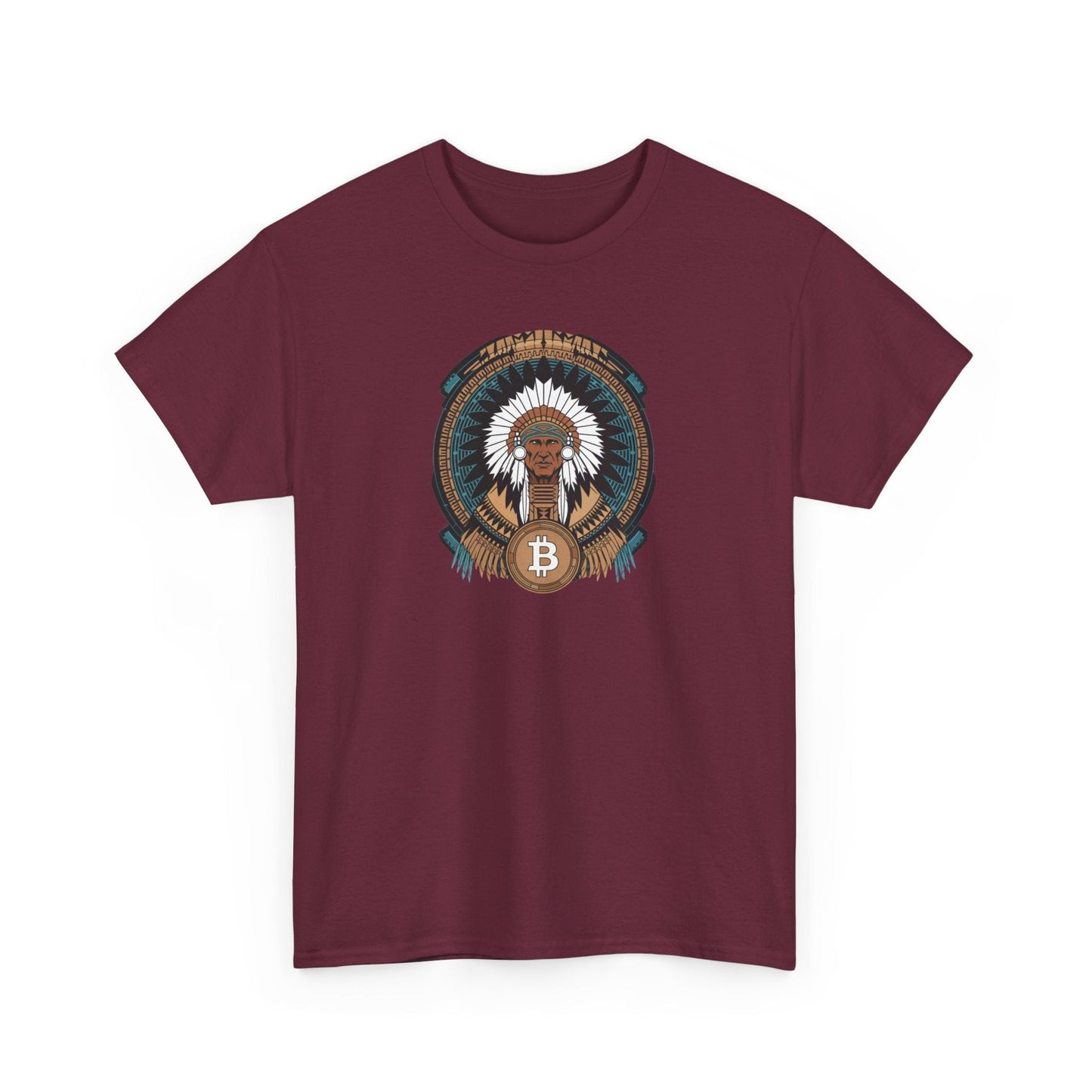 Native American chief Bitcoin T-Shirt