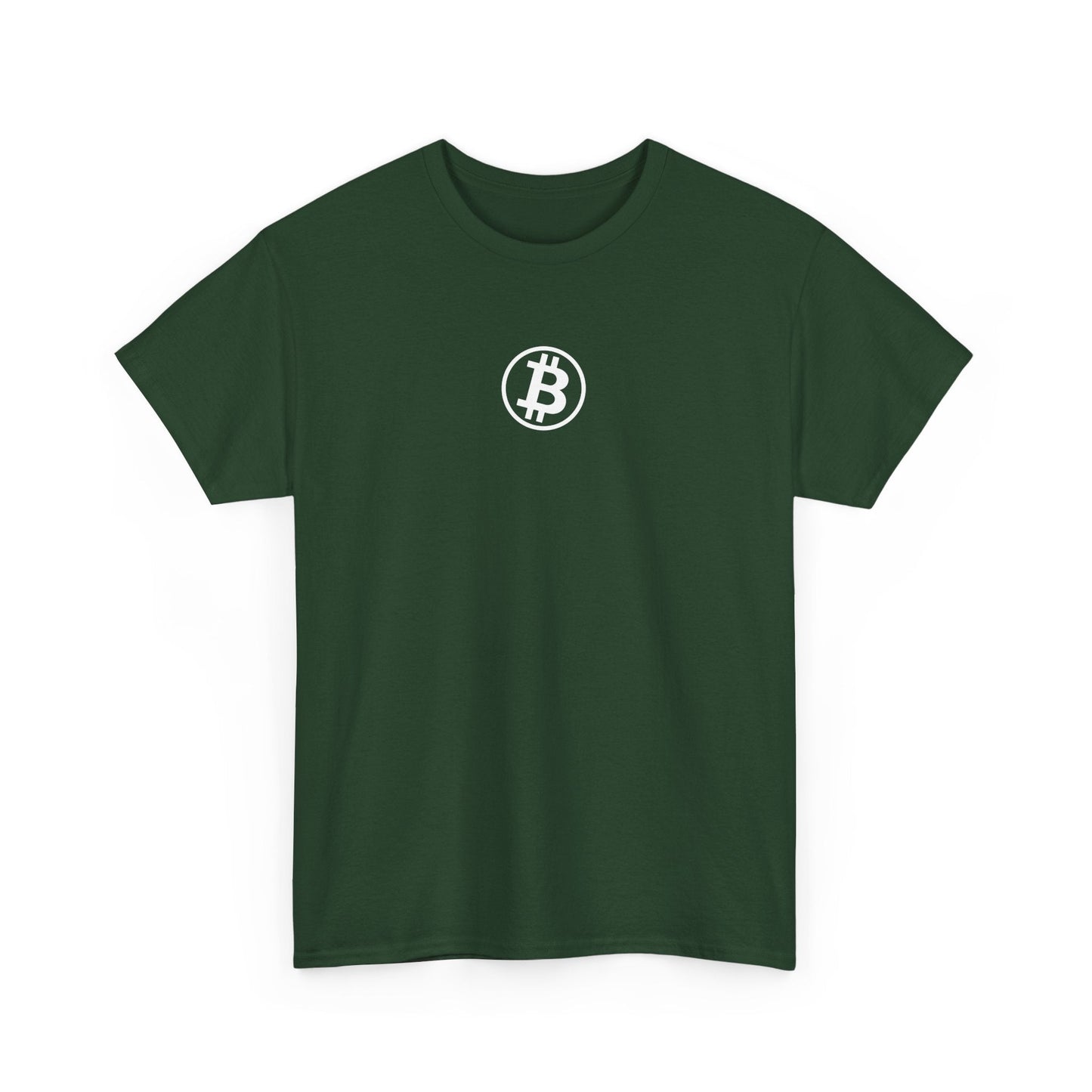 Simple White Logo Bitcoin T-Shirt