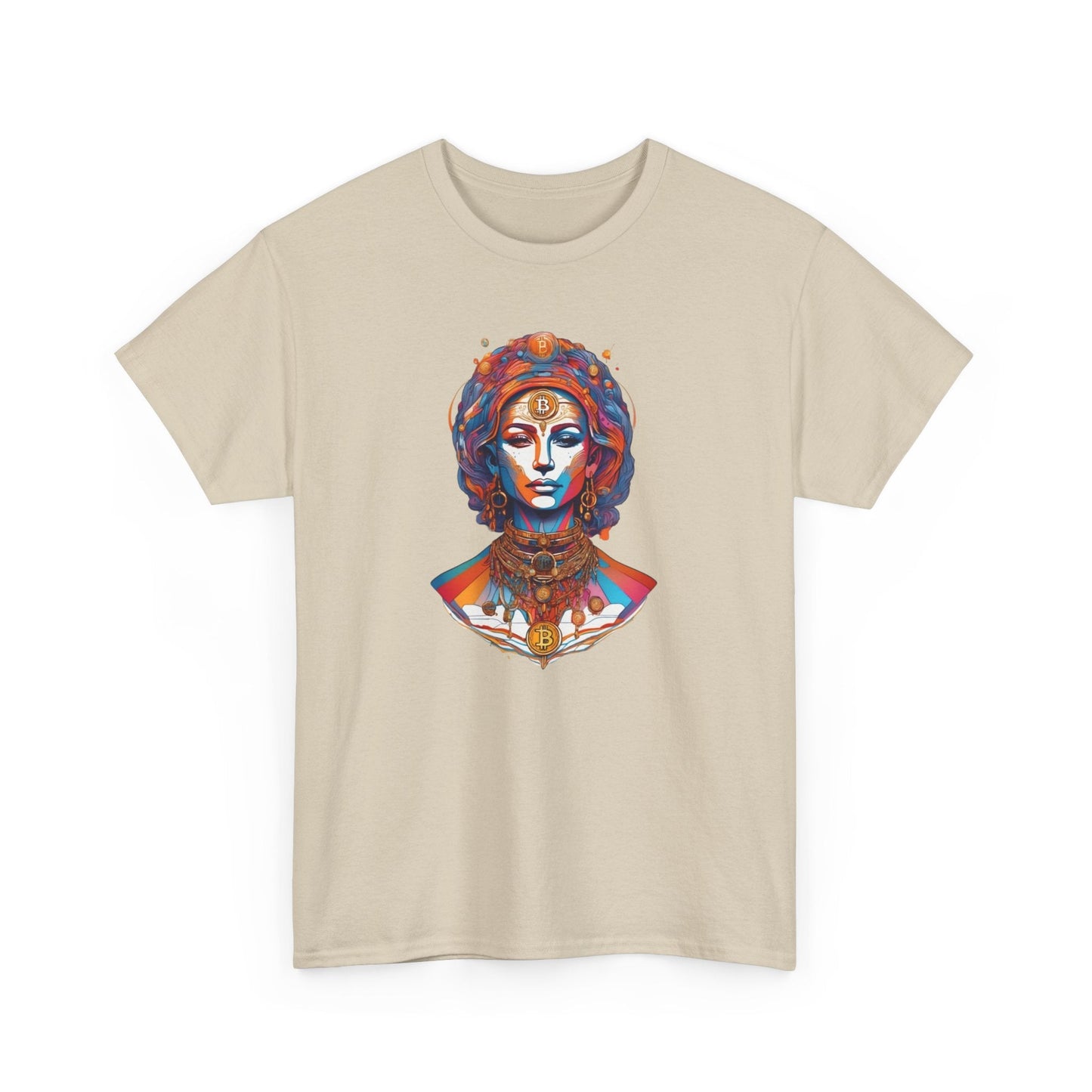 Artistic Woman Bitcoin T-Shirt