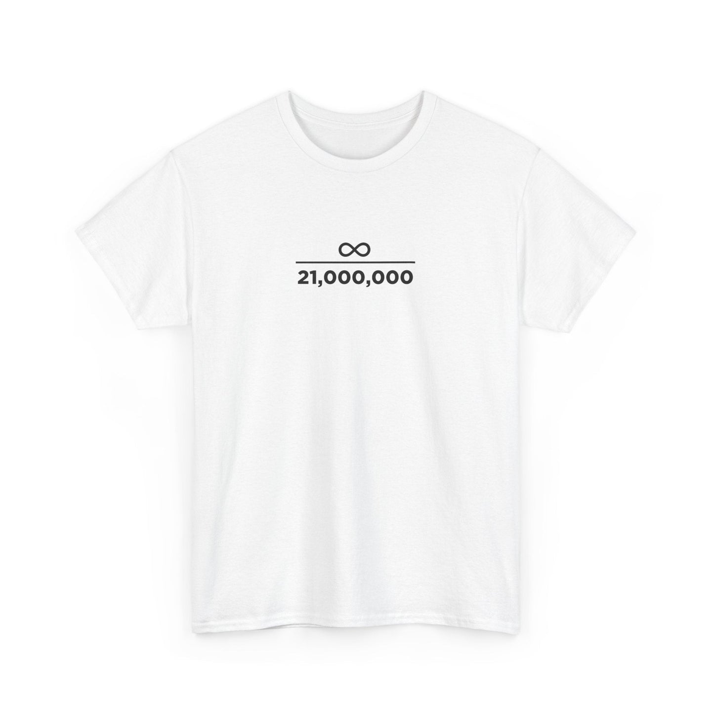 Infinity Divided By 21 Million Bitcoin T-Shirt