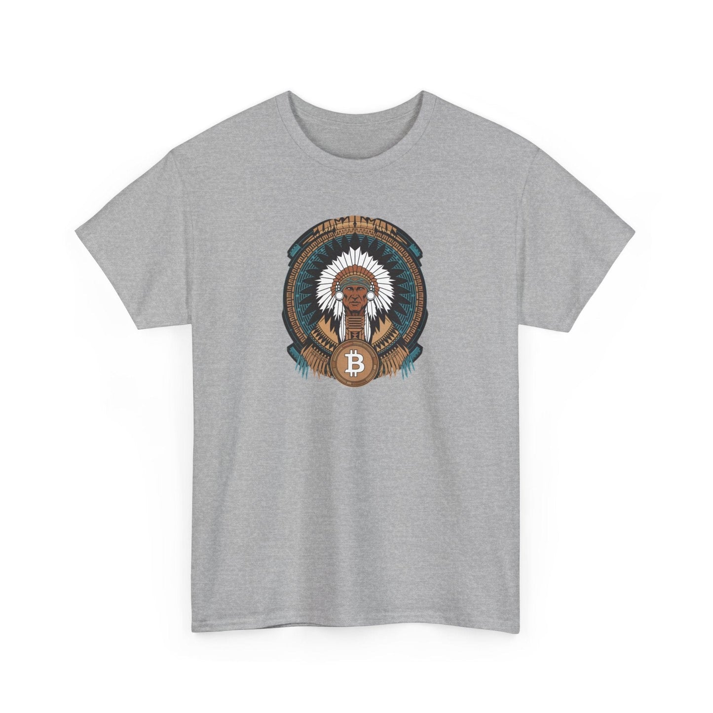 Native American chief Bitcoin T-Shirt