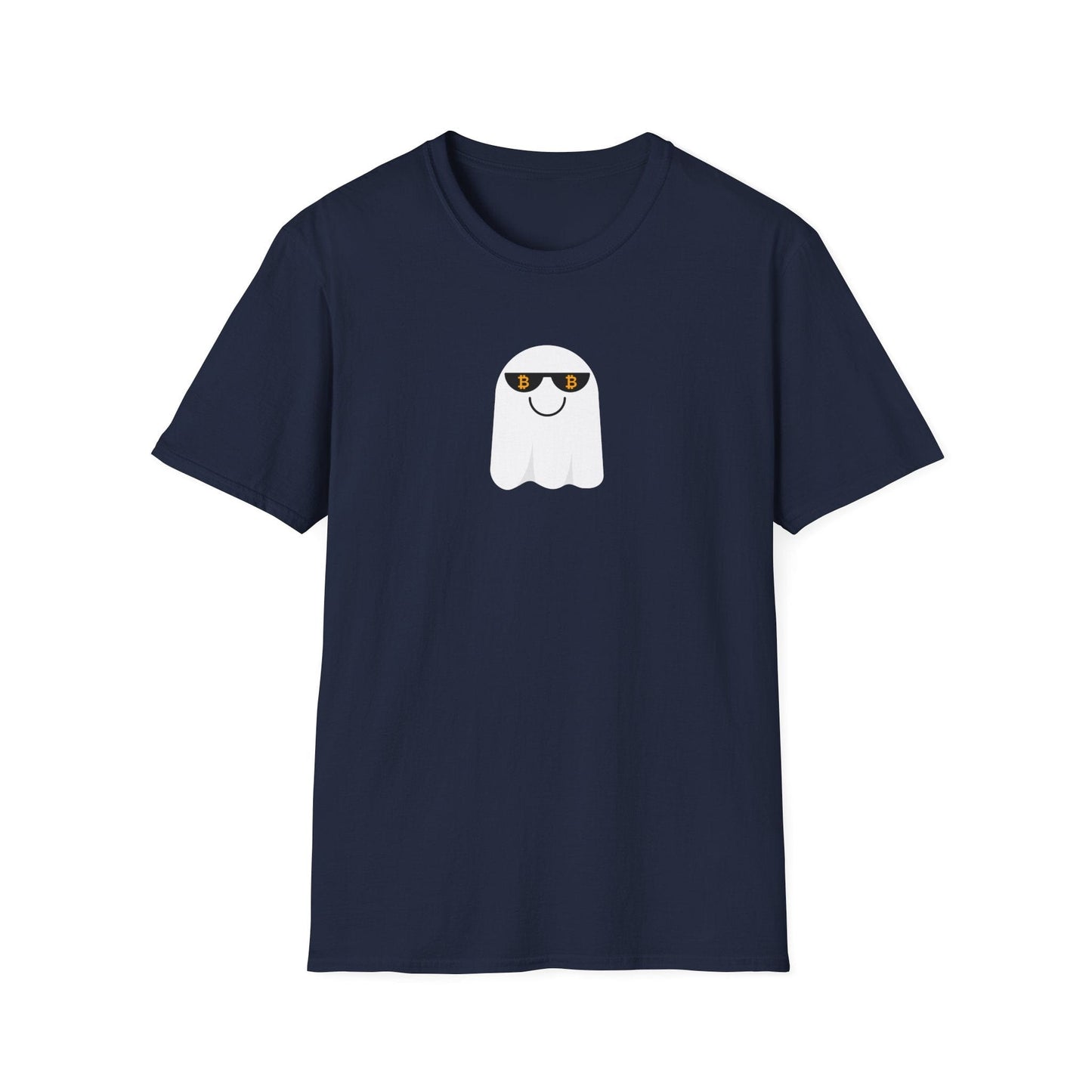 Softstyle Halloween Ghost Bitcoin T-Shirt