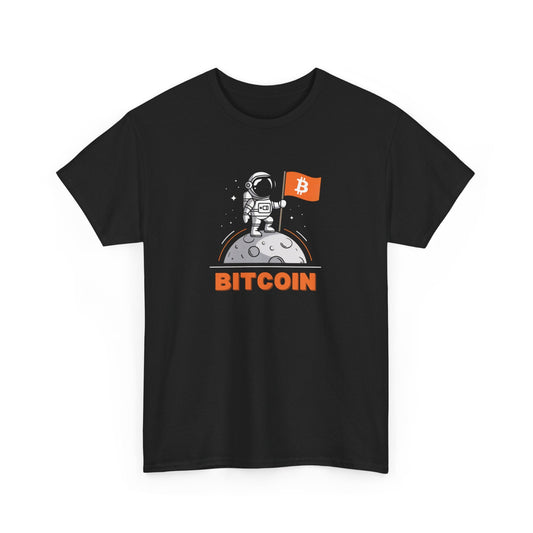 Astronaut With Flag Bitcoin T-Shirt