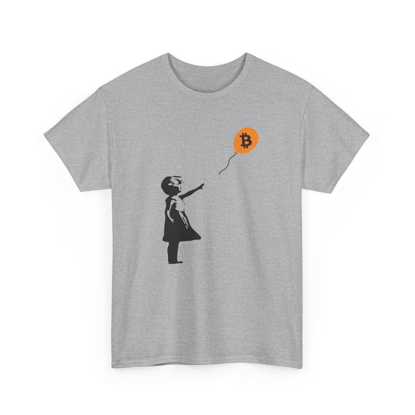 Banksy Girl With Balloon Bitcoin T-Shirt