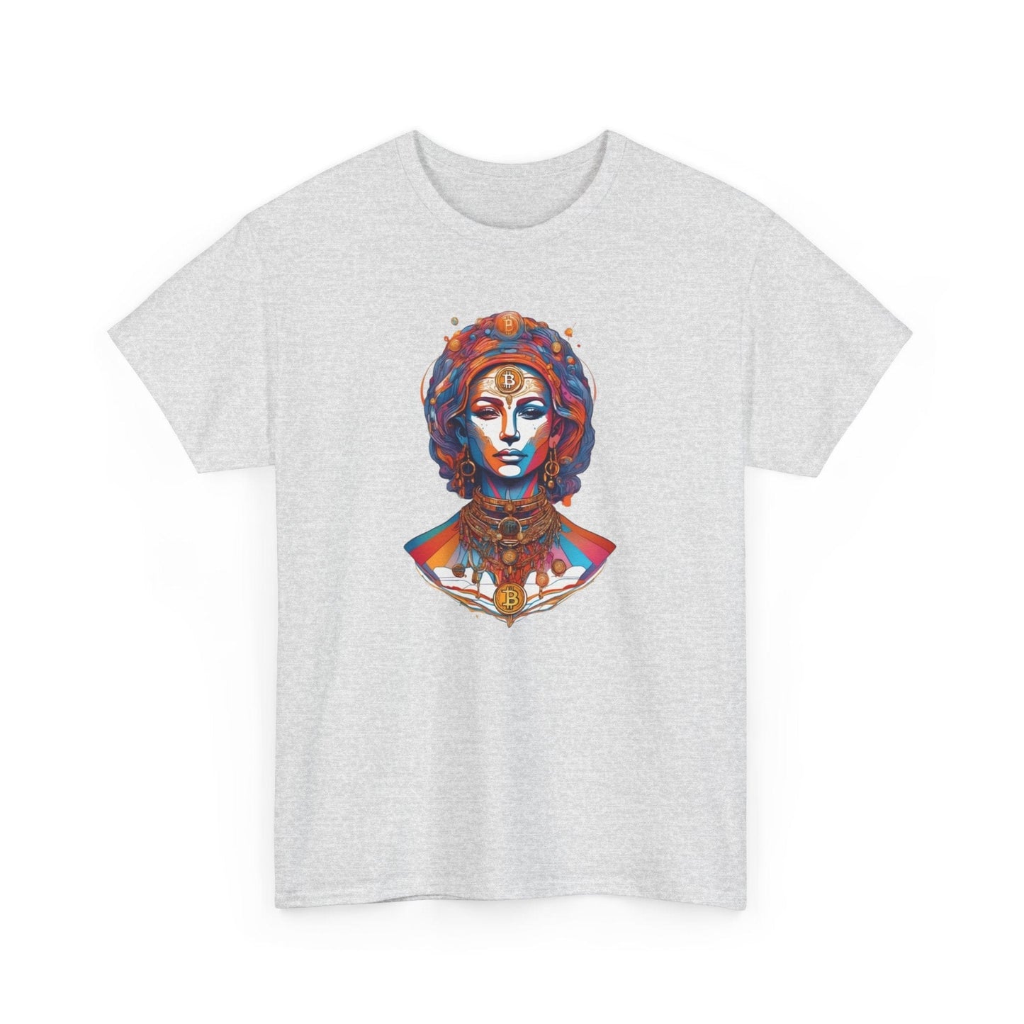 Artistic Woman Bitcoin T-Shirt