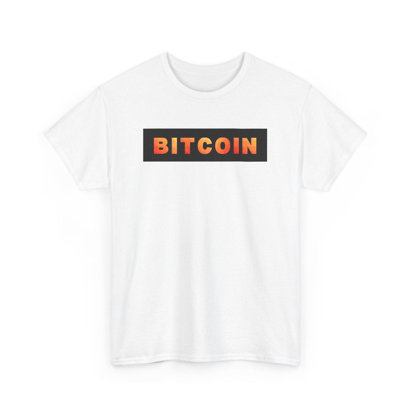 Orange Text Bitcoin T-Shirt