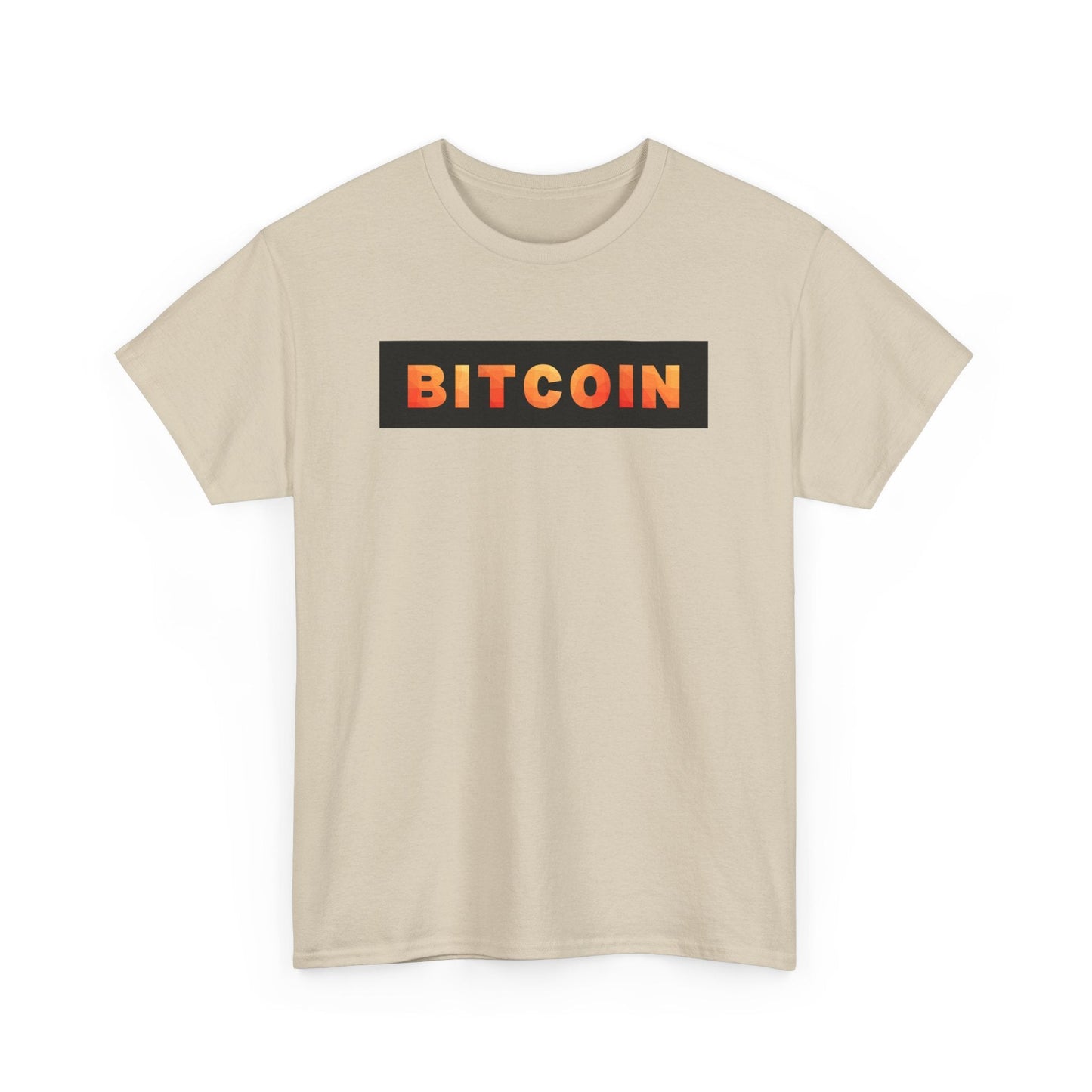 Orange Text Bitcoin T-Shirt