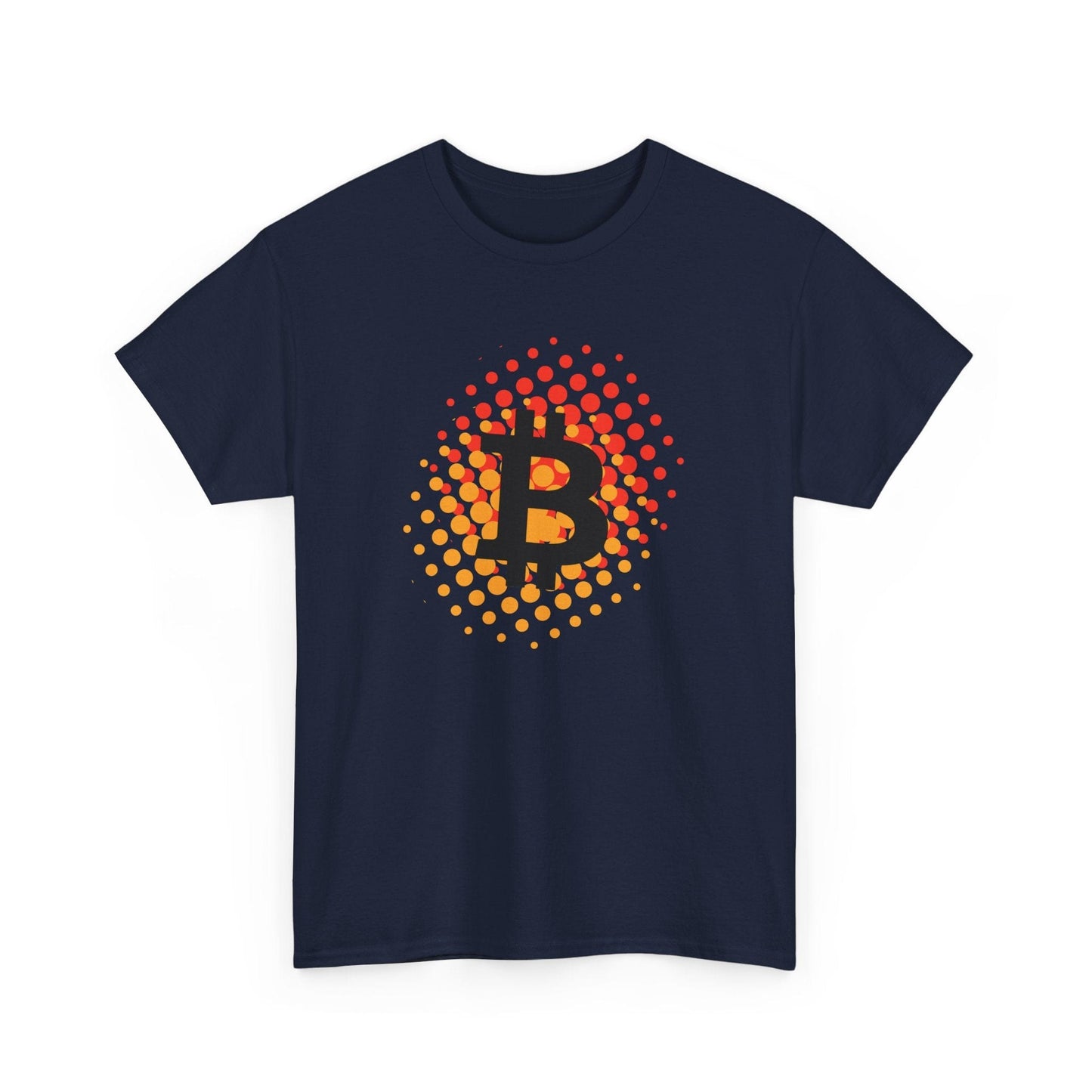 Orange Bubbles Bitcoin T-Shirt