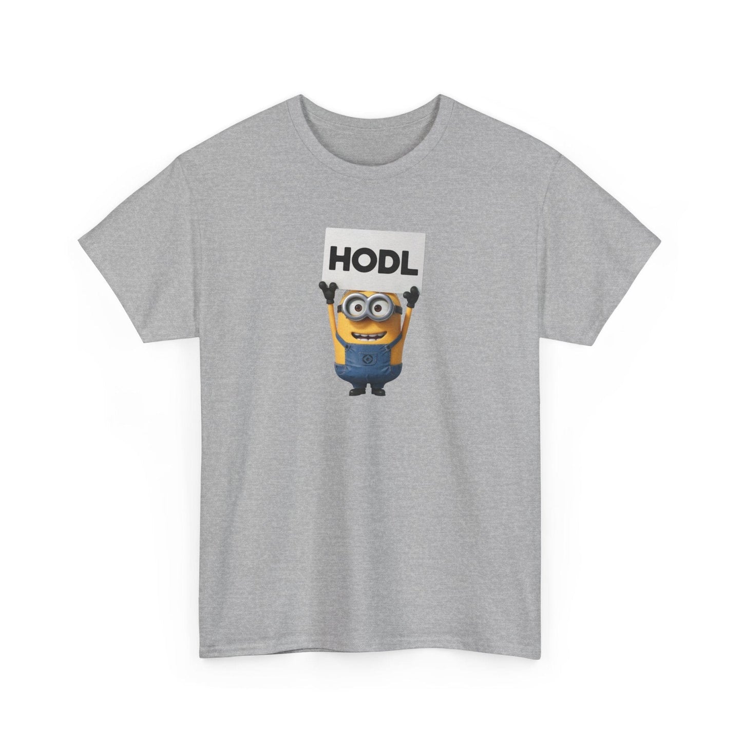 Minion With HODL Sign Bitcoin T-Shirt