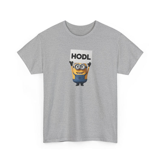 Minion With HODL Sign Bitcoin T-Shirt