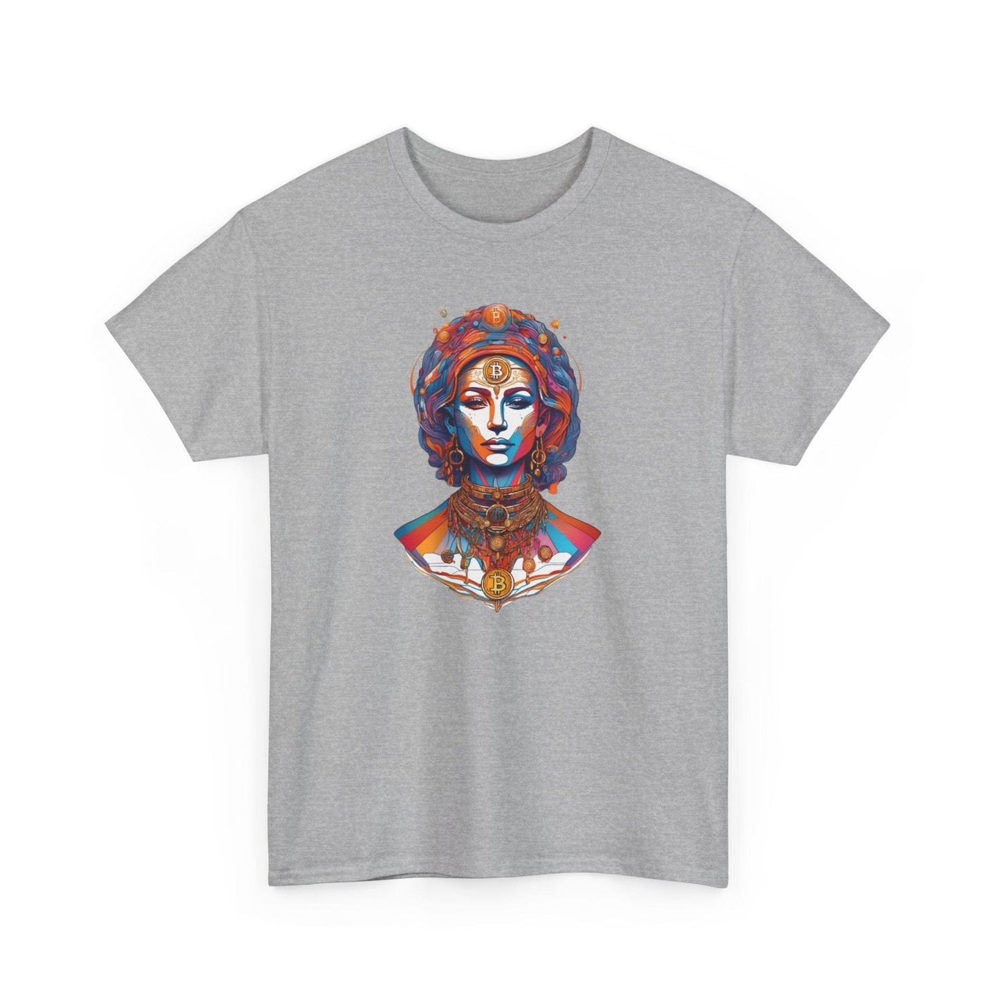 Artistic Woman Bitcoin T-Shirt