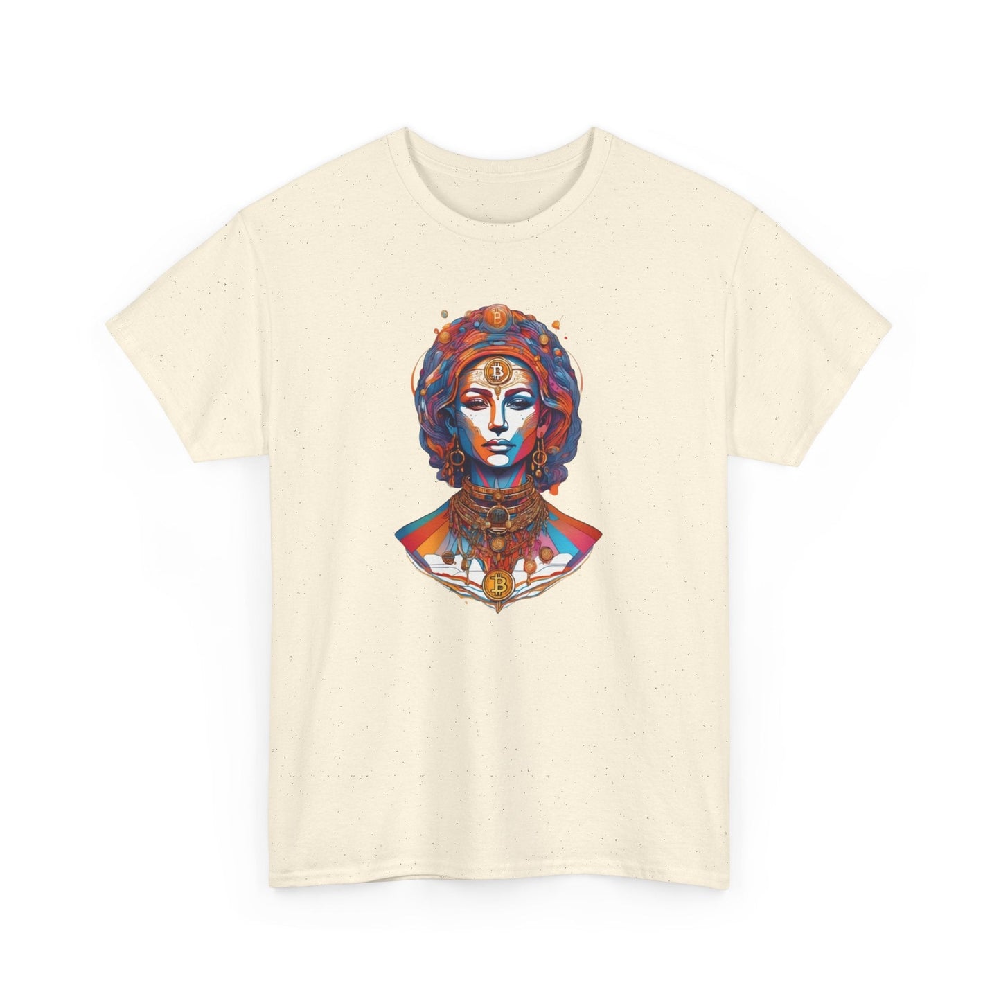 Artistic Woman Bitcoin T-Shirt