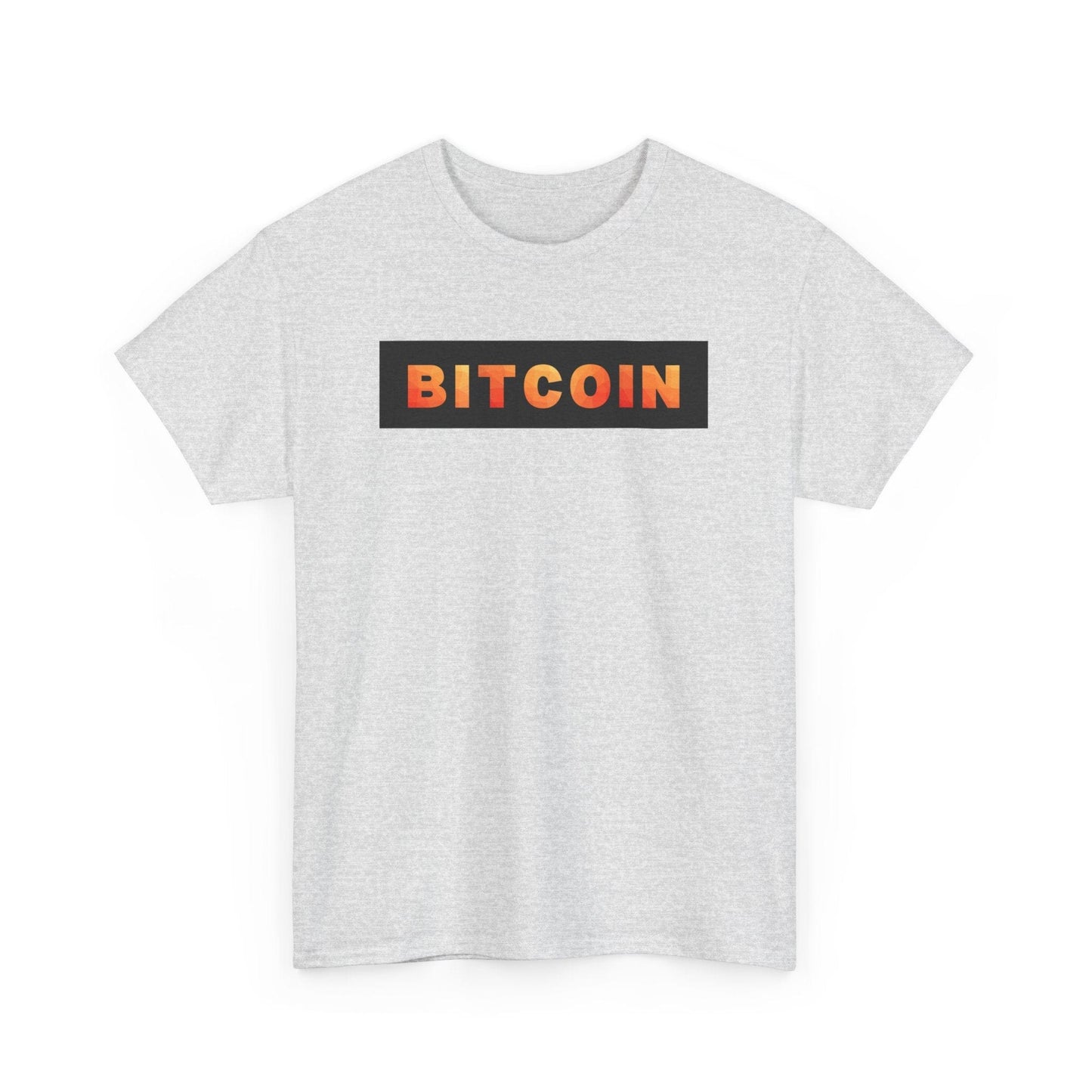 Orange Text Bitcoin T-Shirt