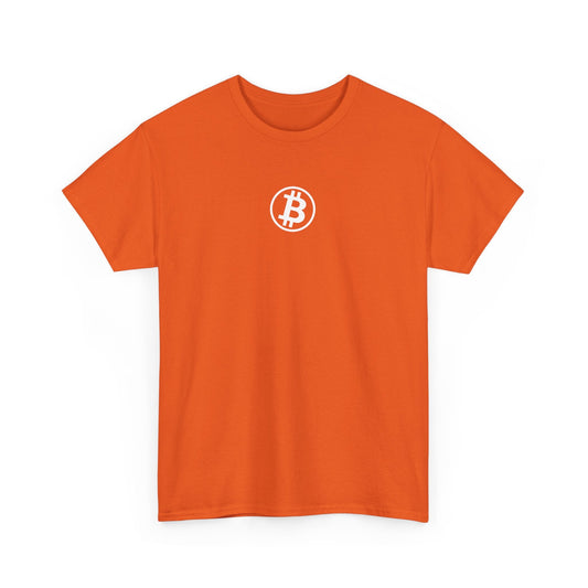 Simple White Logo Bitcoin T-Shirt