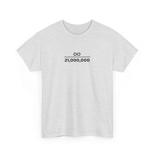 Infinity Divided By 21 Million Bitcoin T-Shirt