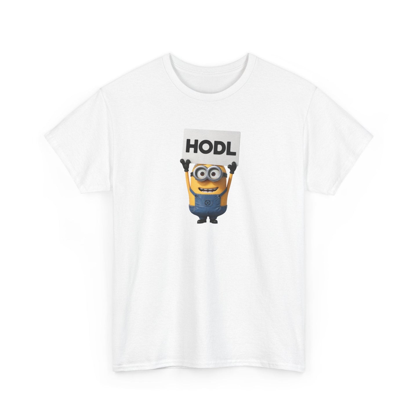 Minion With HODL Sign Bitcoin T-Shirt