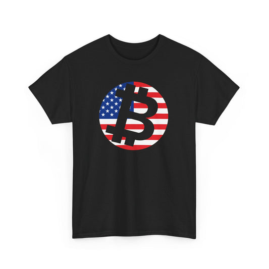 American Flag Bitcoin T-Shirt